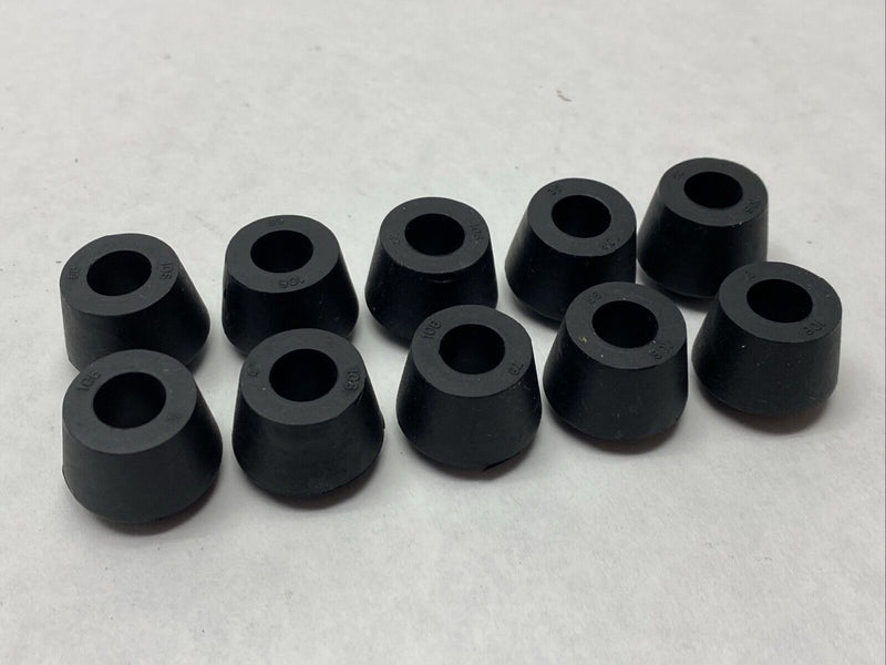 Remke SRB-106 Single Hole Neoprene Bushing 0.312-0.375 Cable Range LOT OF 10 - Maverick Industrial Sales