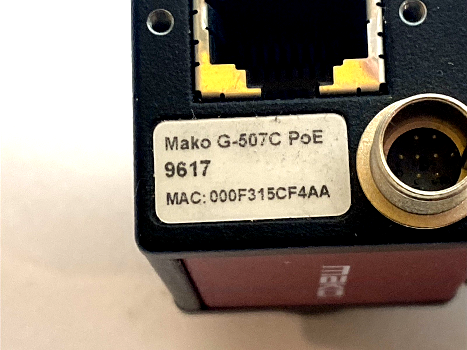 G‑507C | Allied PoE Vision Mako 5.1MP GigE Color Camera Sony IMX264 C‑Mount - Used - Maverick Industrial Sales
