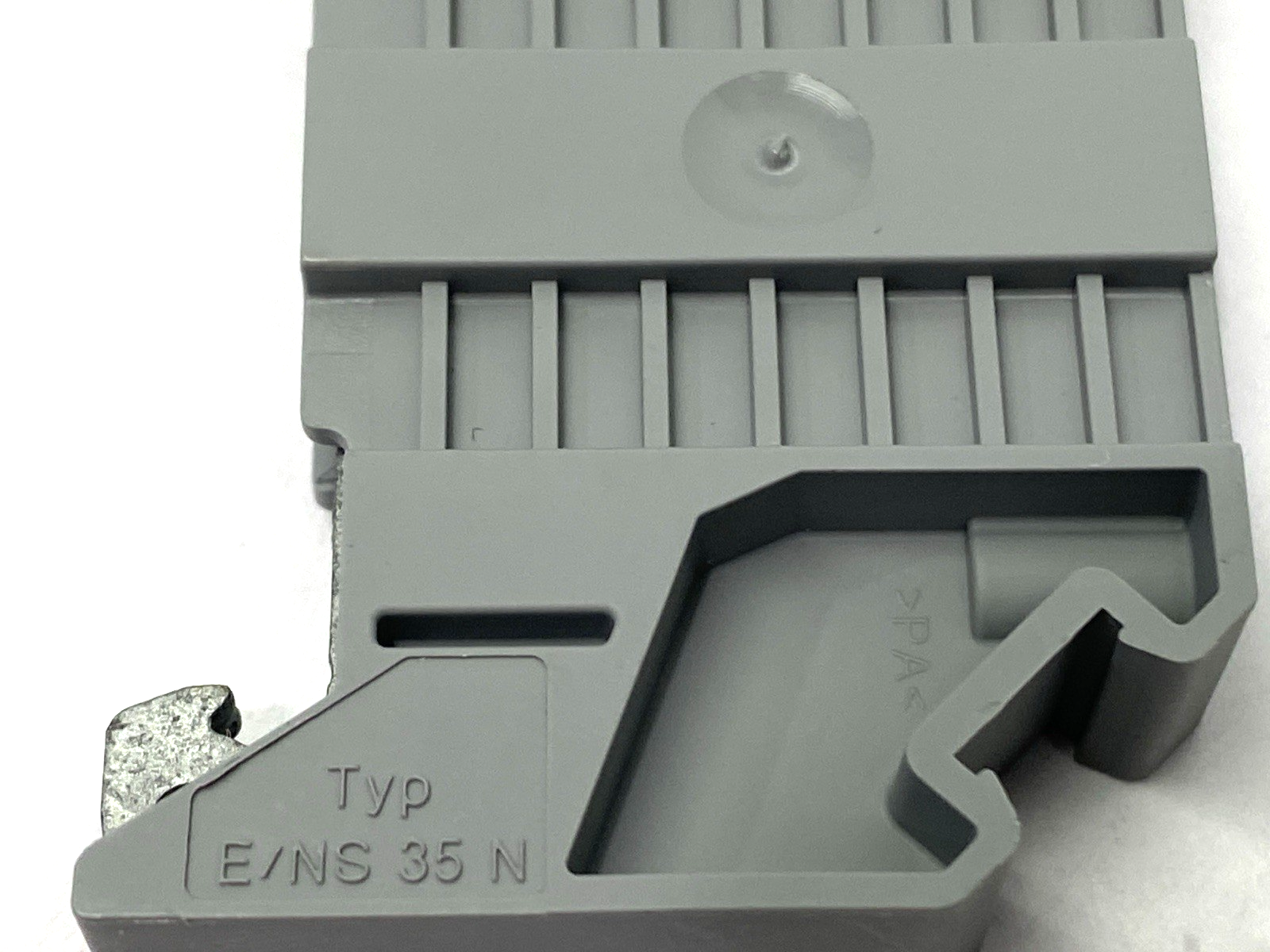 Phoenix Contact E/NS 35 N End Bracket Terminal Block 0800886 Gray LOT OF 16 - Maverick Industrial Sales