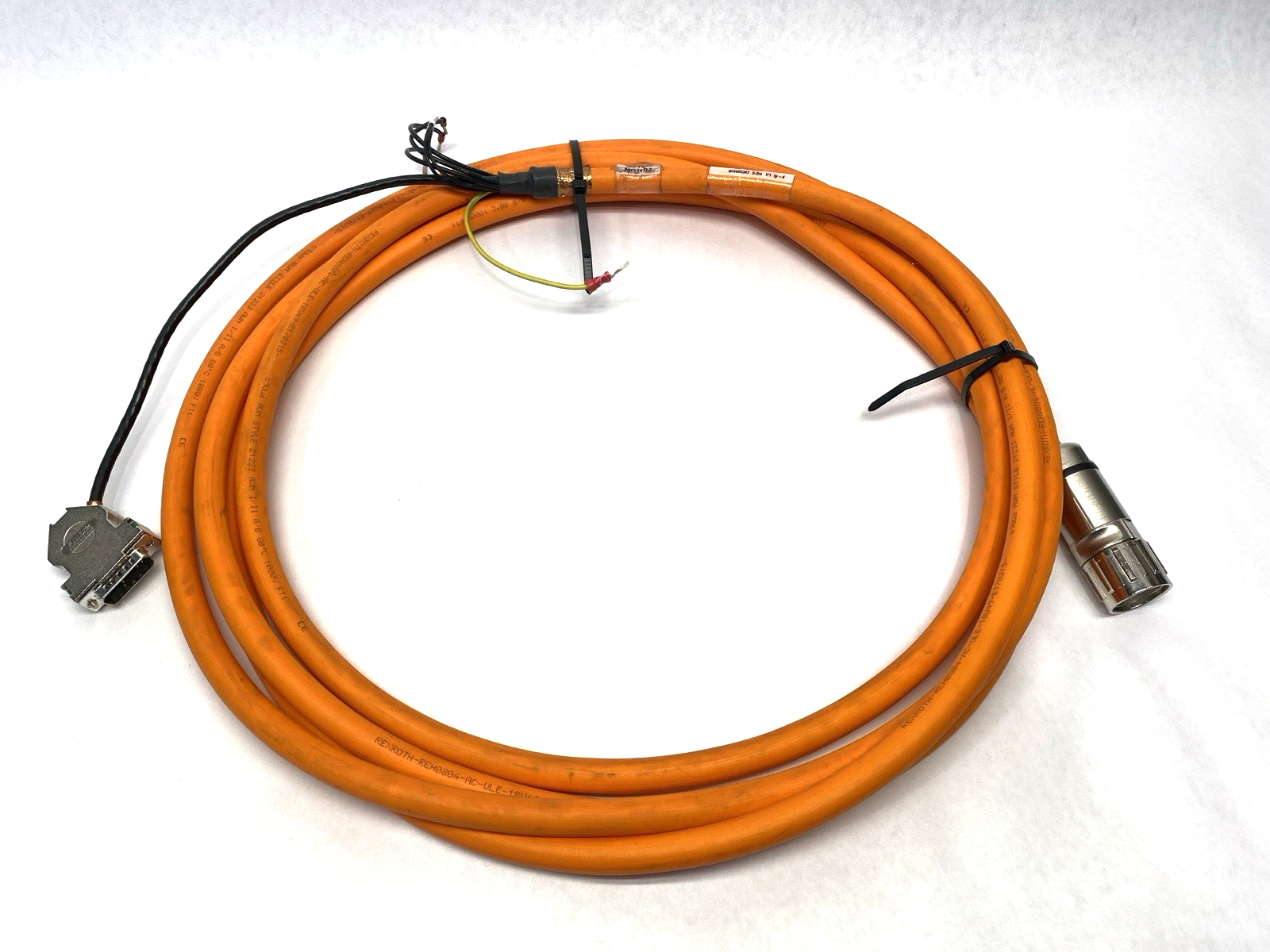 R911372062 | Bosch Rexroth Servo Motor Hybrid Cable 5m RH2-023DBB-NN-005,0 - Used - Maverick Industrial Sales