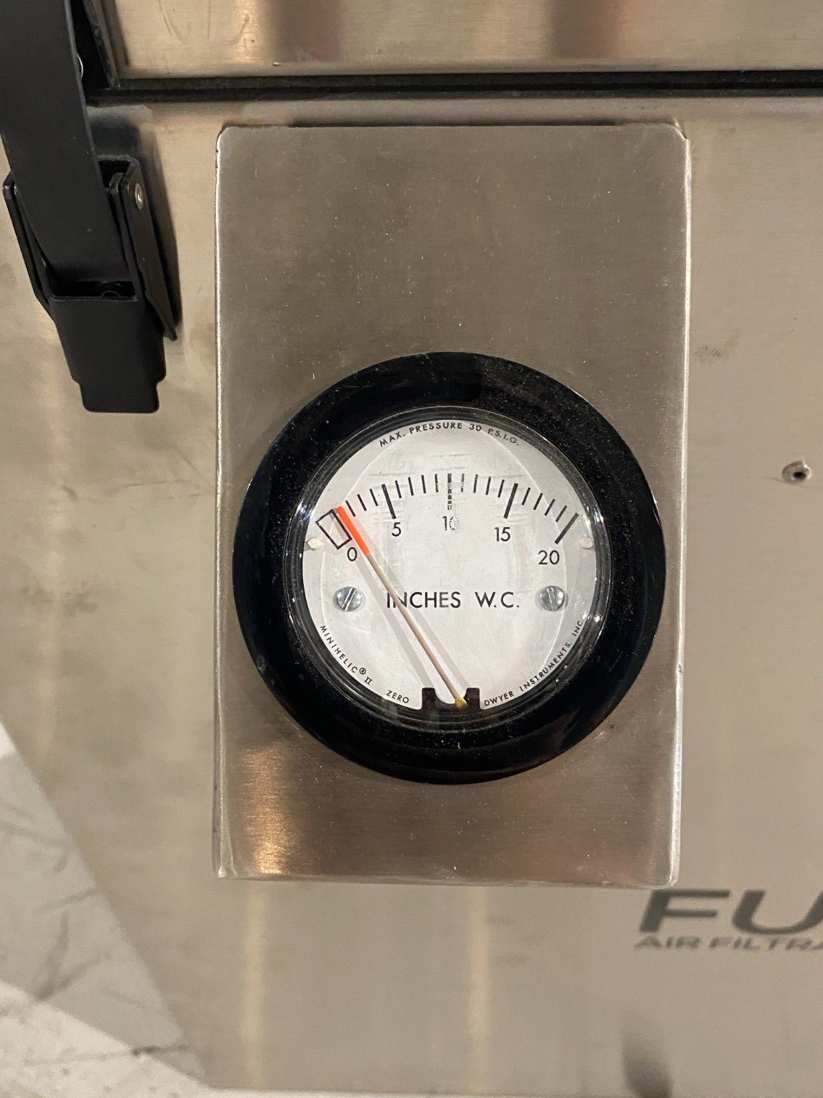 Fumex FB1 High-Capacity Pre-Filter Unit, Stainless Steel, NO CASTER WHEELS - Maverick Industrial Sales