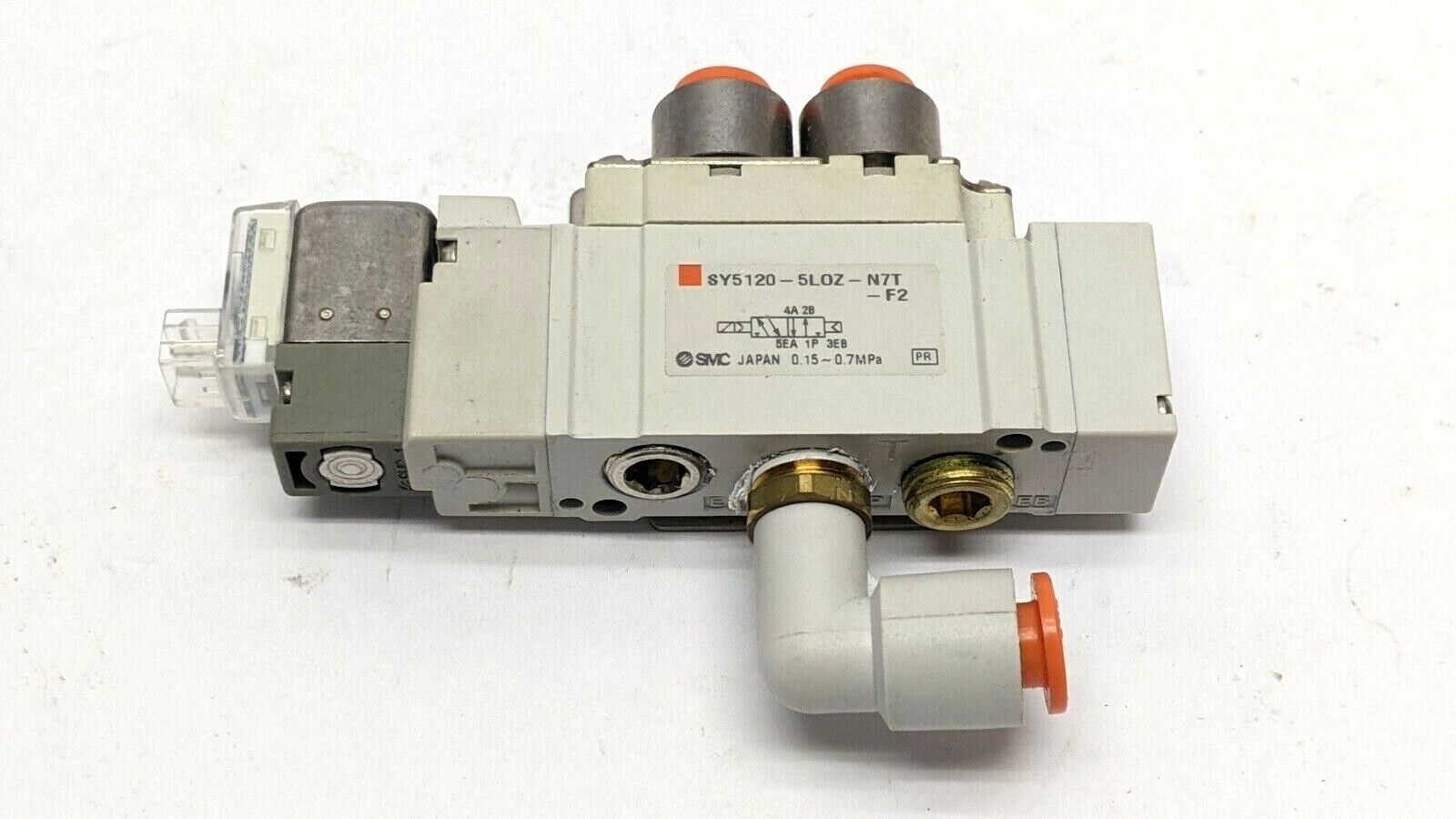 SMC SY5120-5LOZ-N7T-F2 Single Solenoid Valve - Maverick Industrial Sales