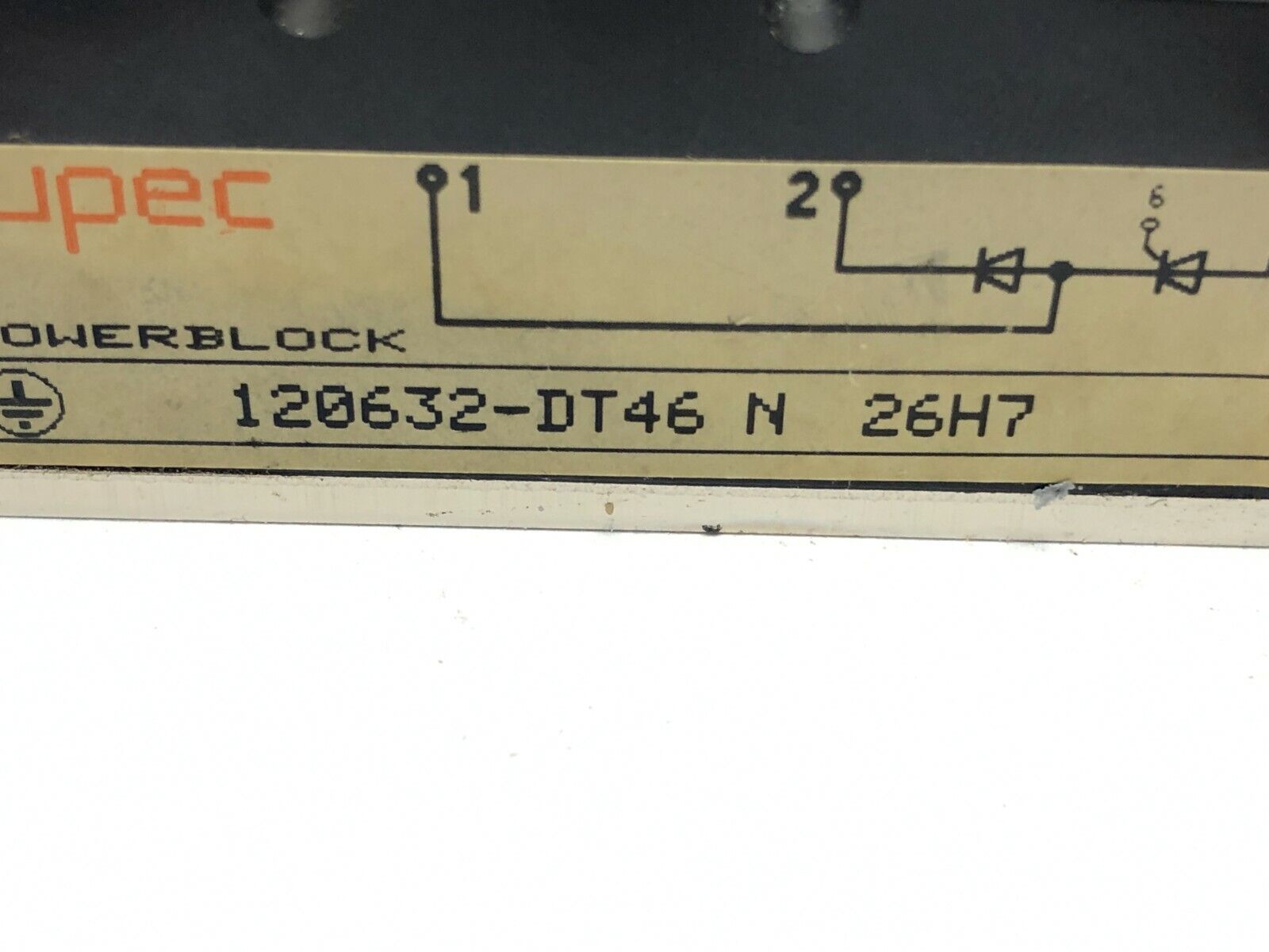 Eupec 120632-DT46 N 26H7 Powerblock - Maverick Industrial Sales