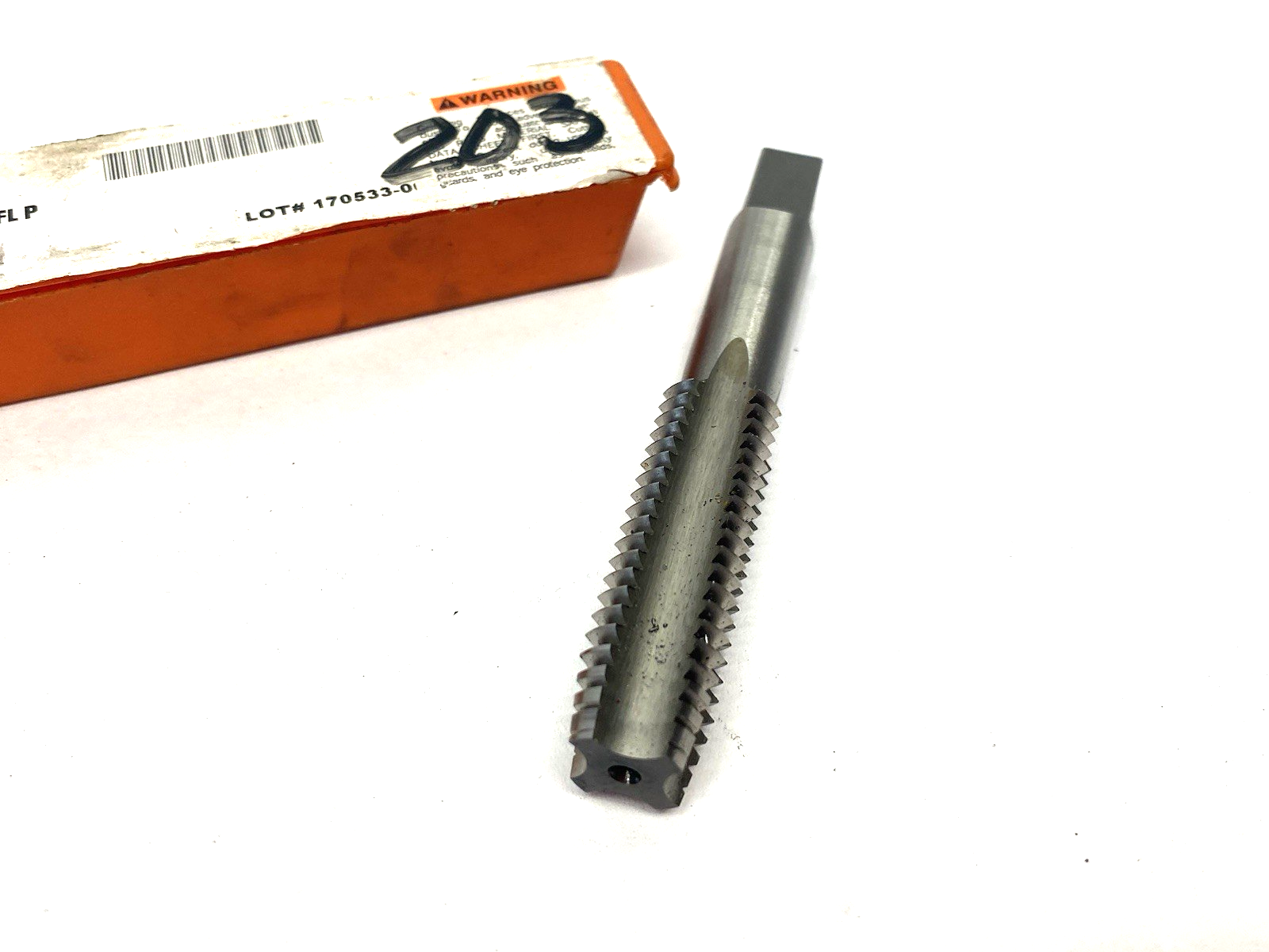 10562-00-B | Brubaker Tool Straight Flute Plug Tap 5/8-11 NC H3 4FL HSS - New – Open box - Maverick Industrial Sales