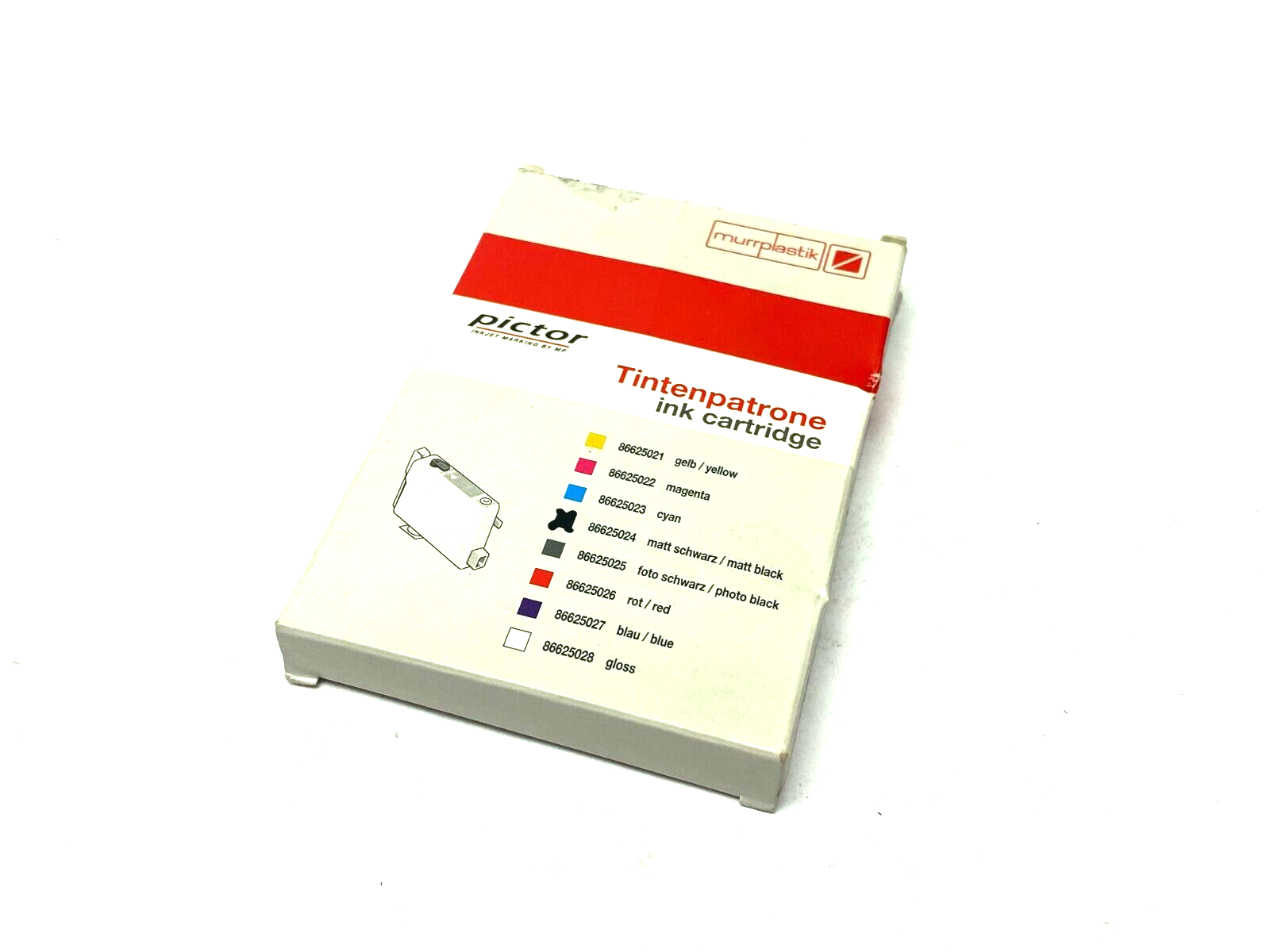 Murrplastik 86625024 Matt/Schwarz Matt Black Pictor Tintenpatroone Ink Cartridge - Maverick Industrial Sales