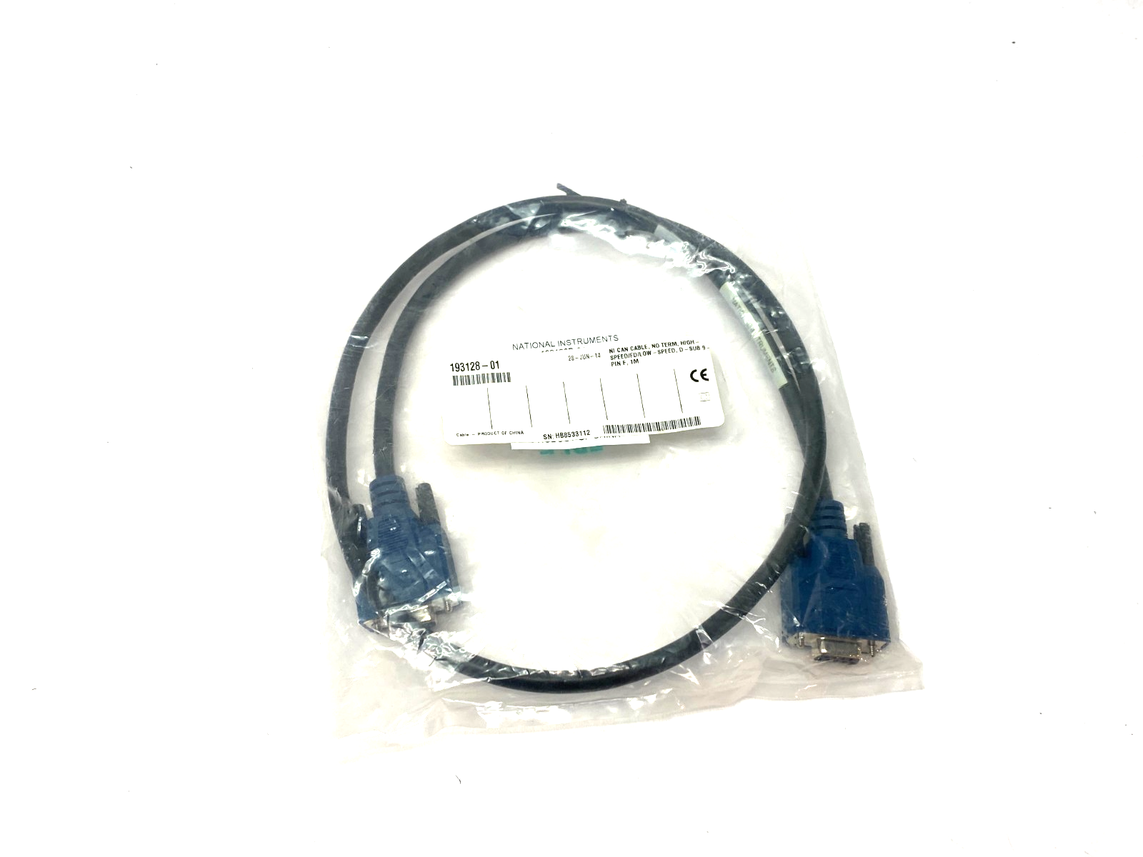 National Instruments 193128-01 D-Sub CAN Cable Assembly 1m - Maverick Industrial Sales