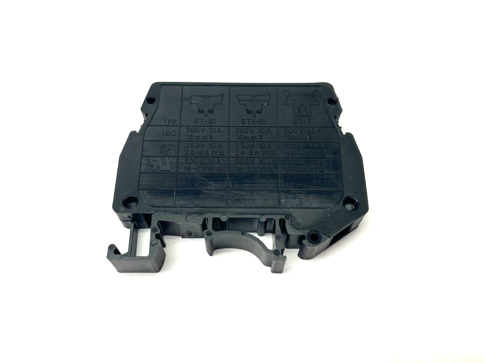 Phoenix Contact USIG Modular Fuse Terminal Block Black 10.2mm Width 0920083 - Maverick Industrial Sales