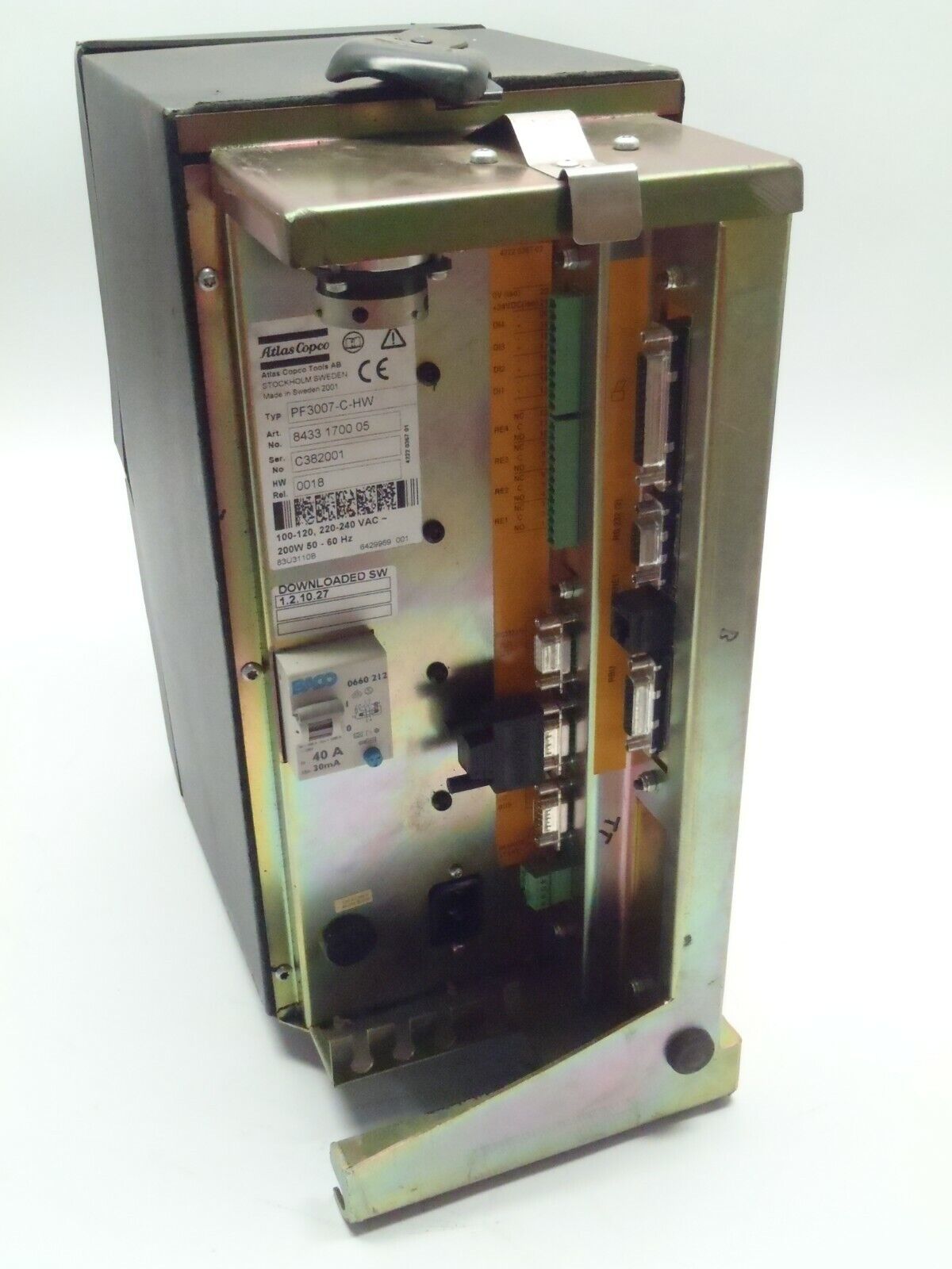 8433 1700 05,PF3007-C-HW | Atlas Copco 8433 1700 05 TENSOR S4/S7 Torque Controller PF3007-C-HW - Used - Maverick Industrial Sales