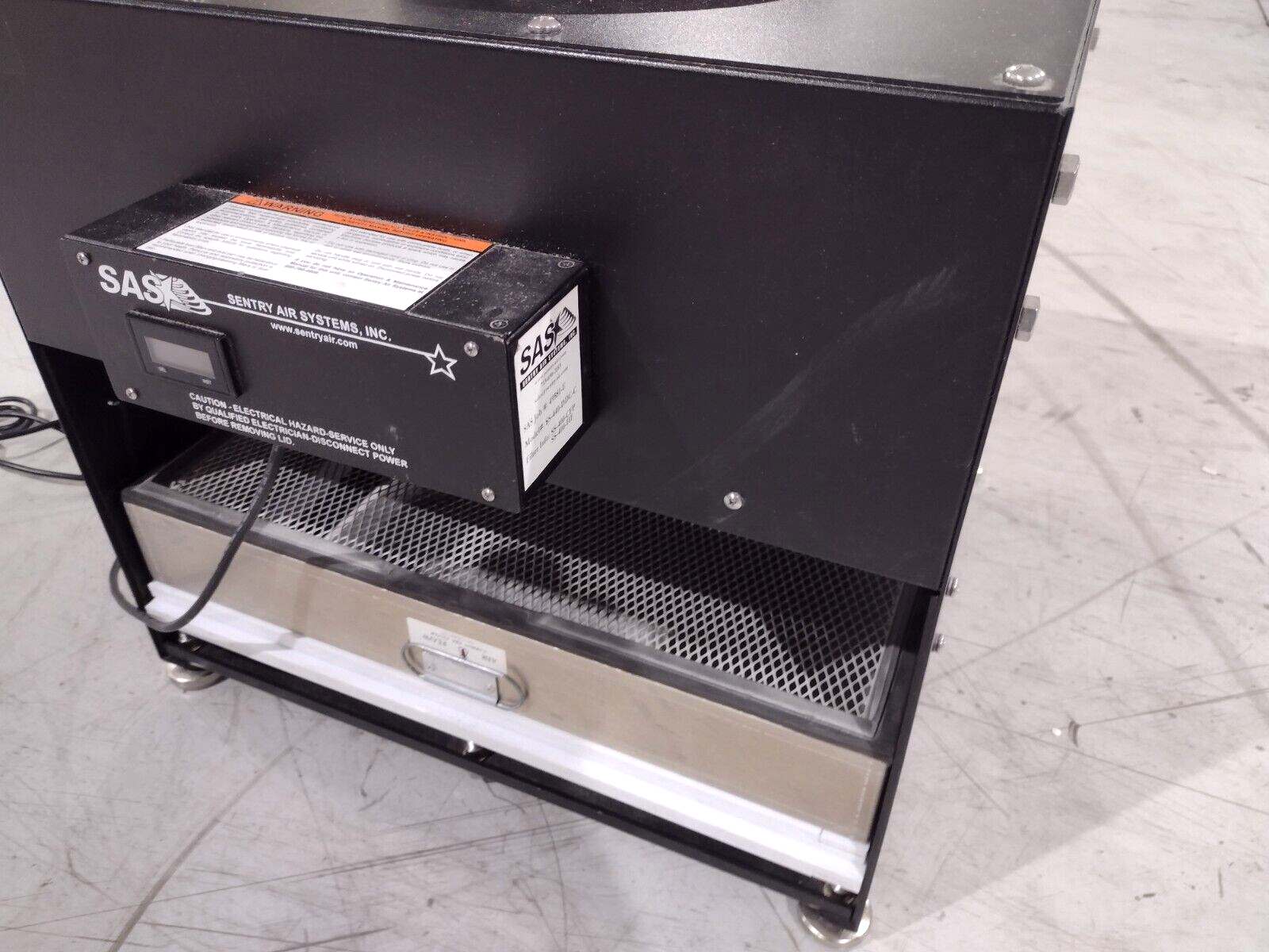 SAS Sentry Air Systems SS-440-DDC-C Blower Cabinet for Downdraft 10" 700CFM 110V - Maverick Industrial Sales