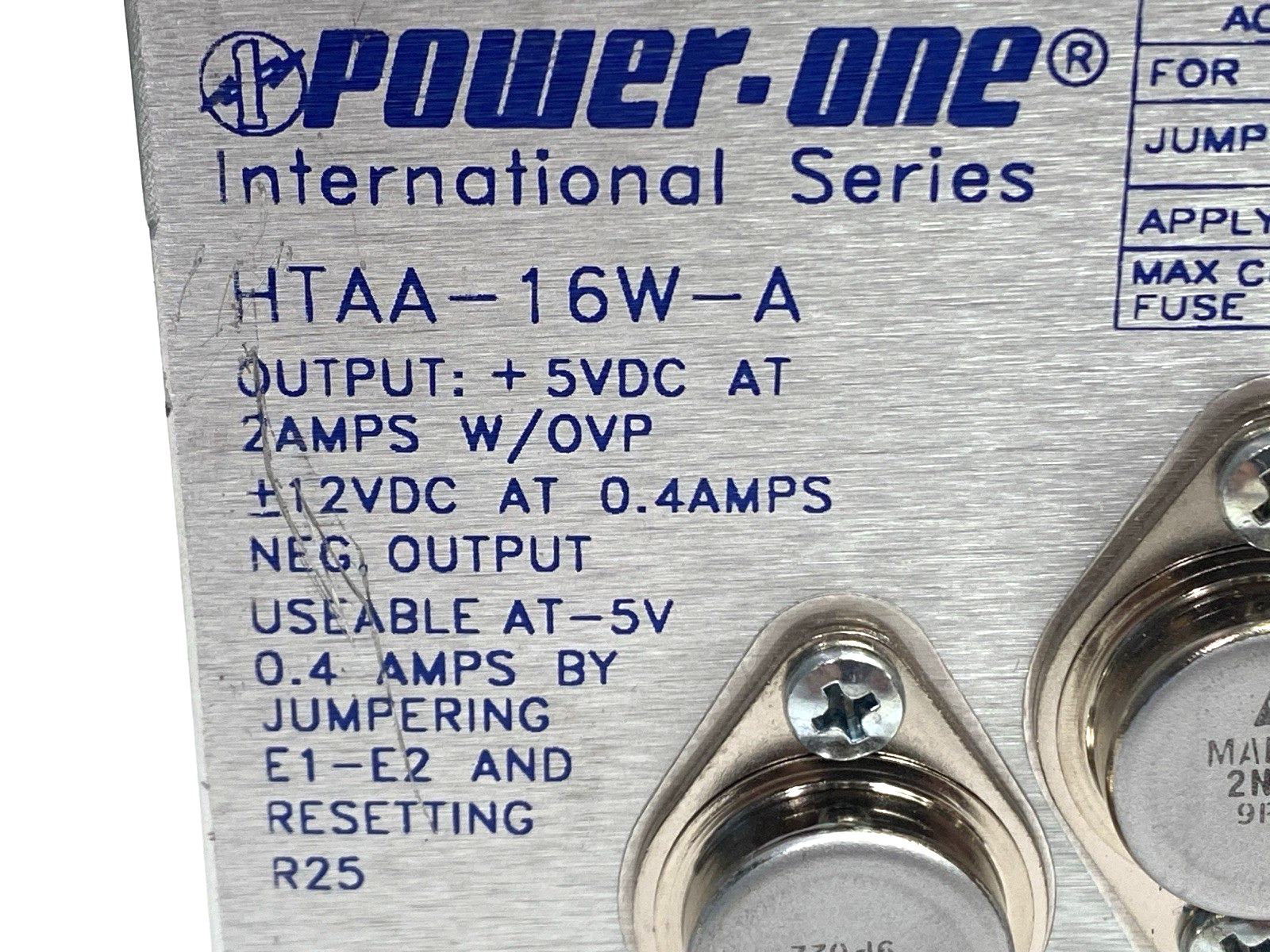 Power One HTAA-16W-A Power Supply - Maverick Industrial Sales