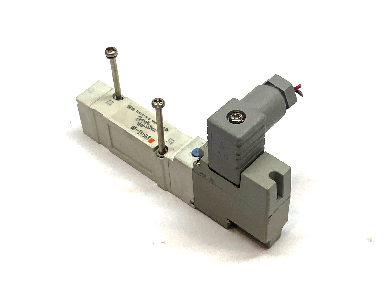 SY5140-6D | SMC 5-Port Solenoid Valve Single Coil Base Mount - Used - Maverick Industrial Sales