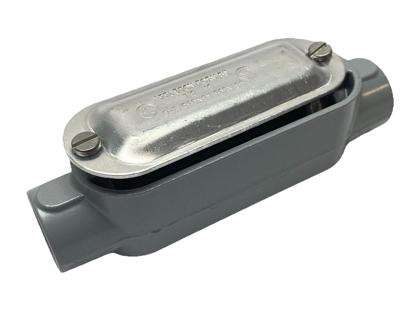 Appleton C50-A Form 85 Aluminum Conduit Body 1/2" w/ K50A Cover - Maverick Industrial Sales
