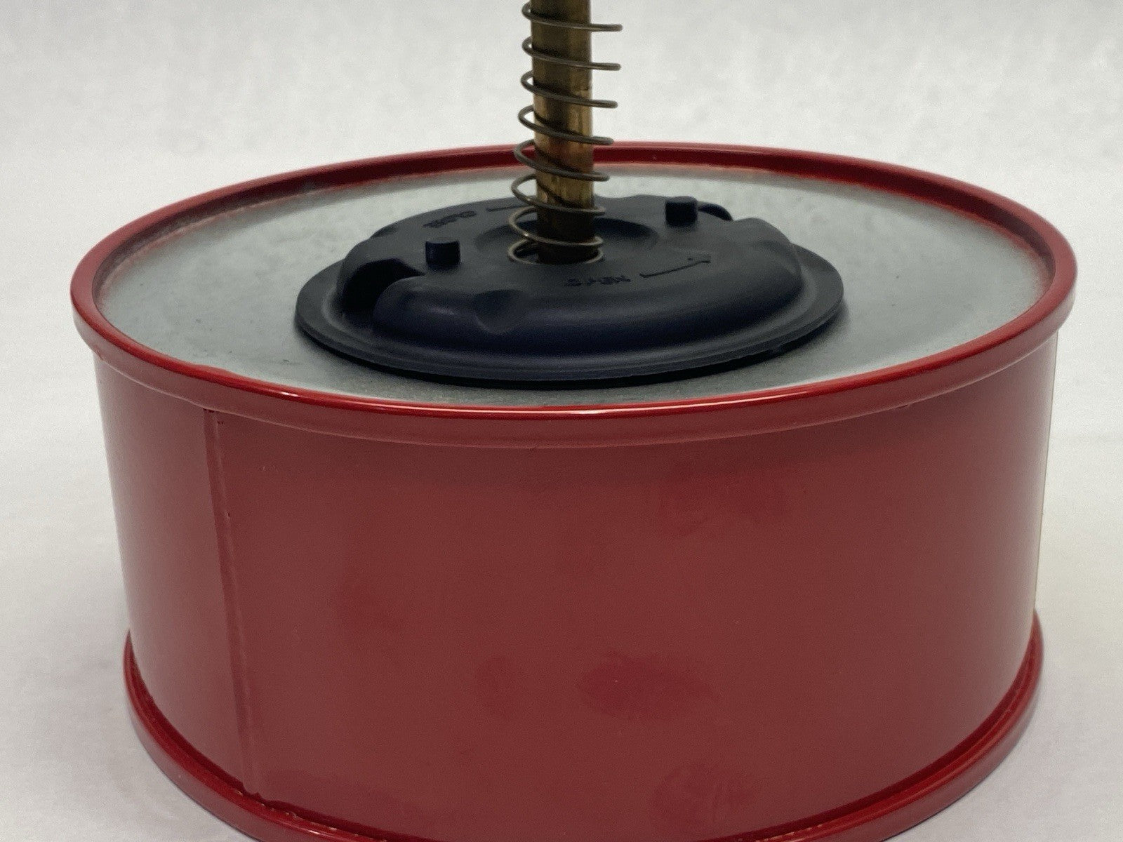 Justrite 10108 Plunger Can 1QT Red - Maverick Industrial Sales