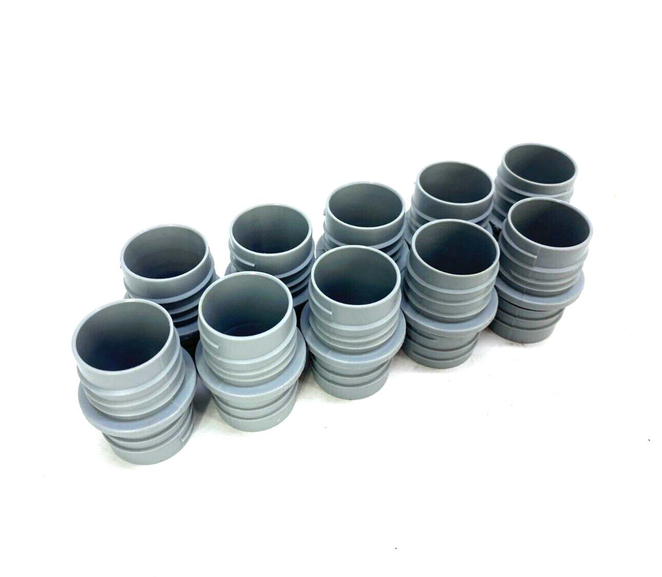 9106K92 Flexible Conduit Twist-In Male Connector 3/4" Gray Plastic LOT OF 10 - Maverick Industrial Sales