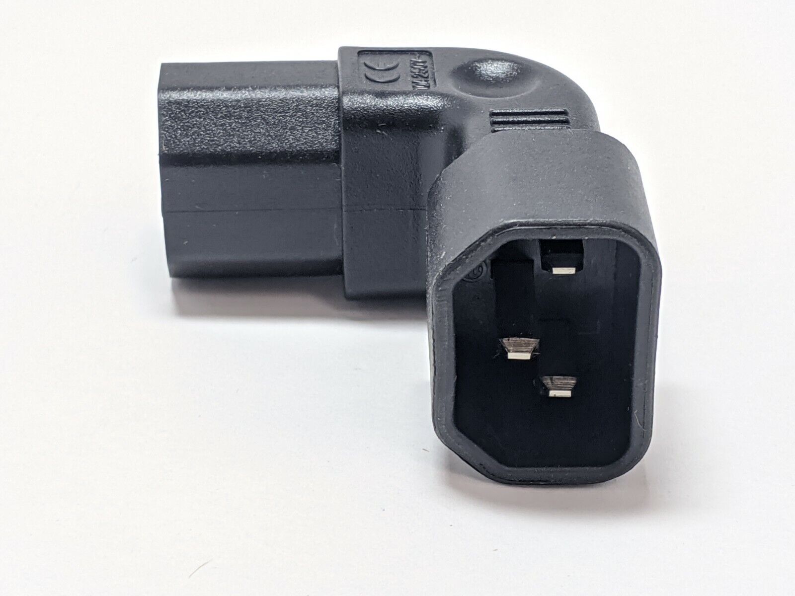 Yung Li YL-3212L-3 Connector C14 Male to C13 Right Angle - Maverick Industrial Sales