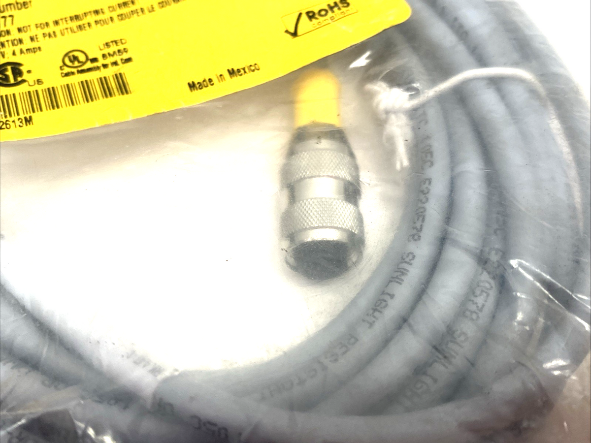 Turck RK 4.4T-6 Eurofast Single Ended Connection Cable M12 4-Pin Female U2177 - Maverick Industrial Sales