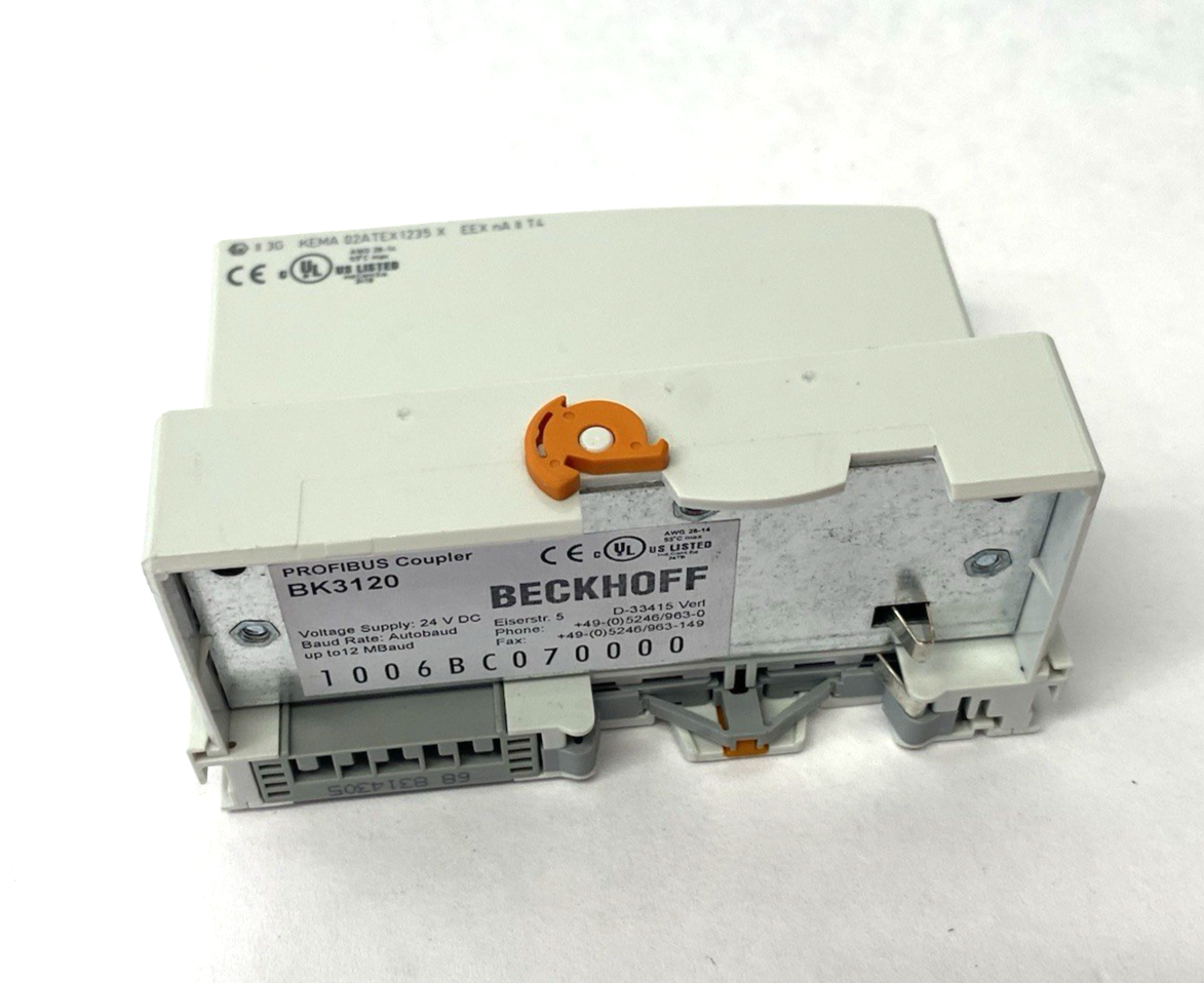 Beckhoff BK3120 PROFIBUS Economy plus Bus Coupler - Maverick Industrial Sales
