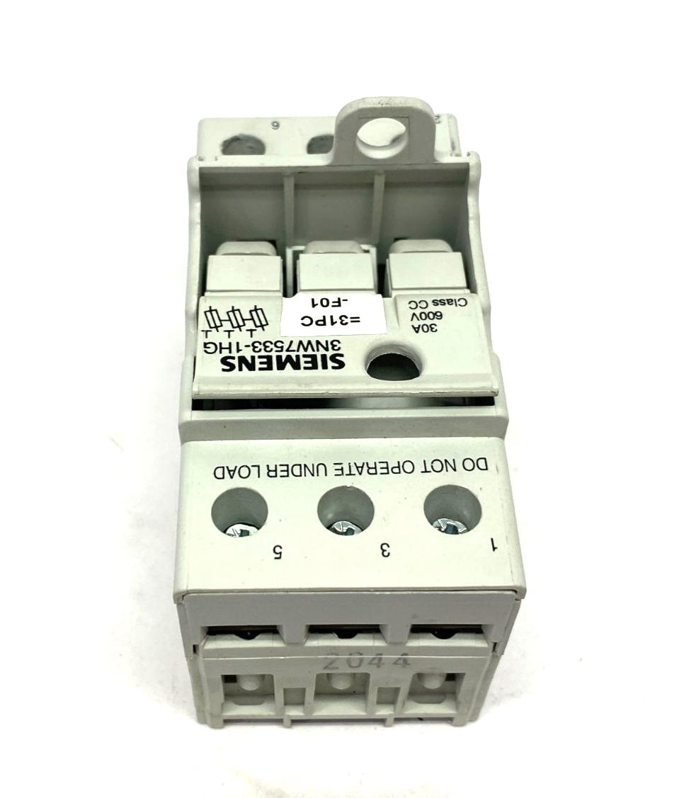 Siemens 3NW7533-1HG SENTRON Fuse Holder Class CC 3-Pole - Maverick Industrial Sales