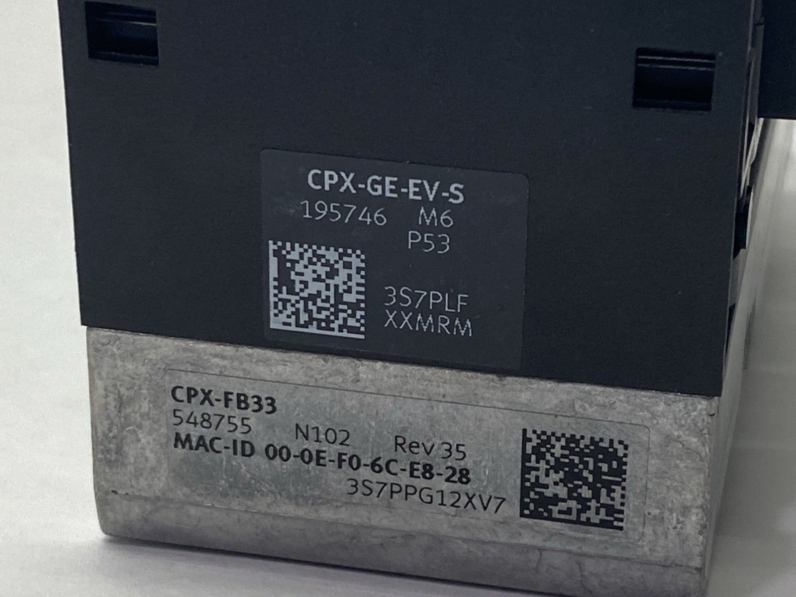 Festo CPX-FB33 Bus Node 548755 w/ CPX-GE-EV-S Interlinking Block 195746 - Maverick Industrial Sales