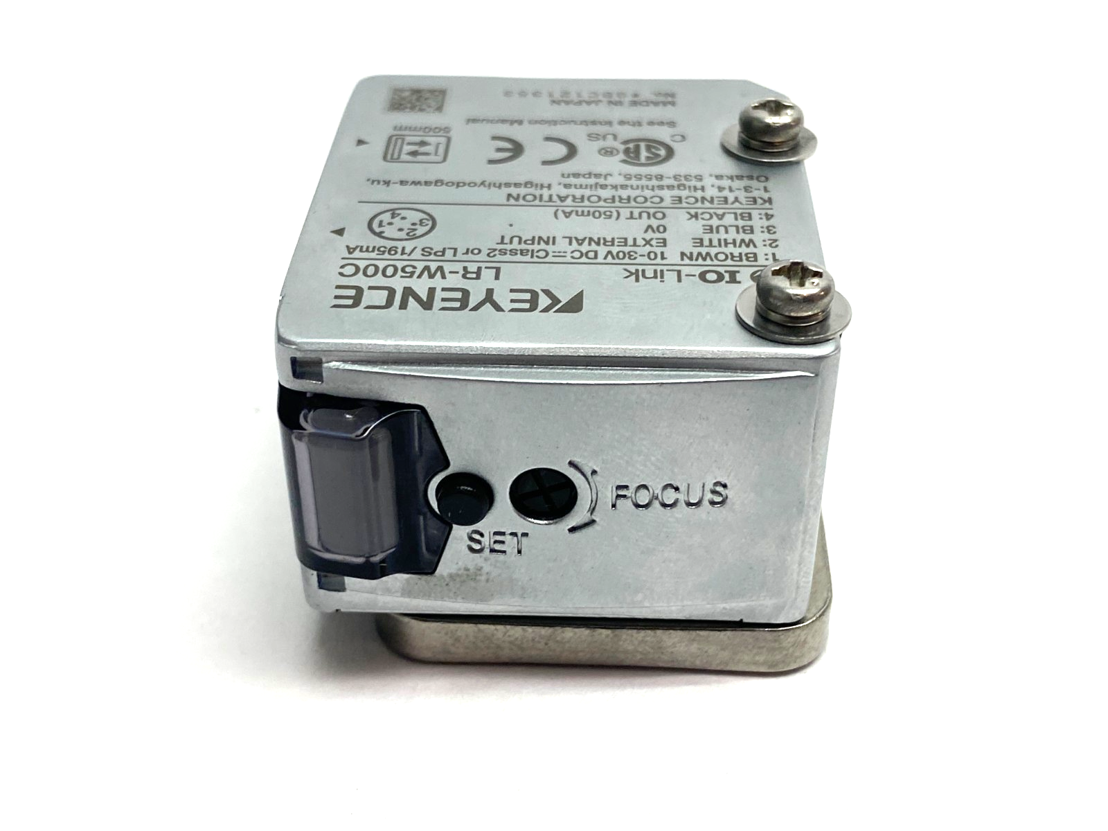 Keyence LR-W500C Self-Contained Full-Spectrum Sensor M12 4-Pin Connector - Maverick Industrial Sales