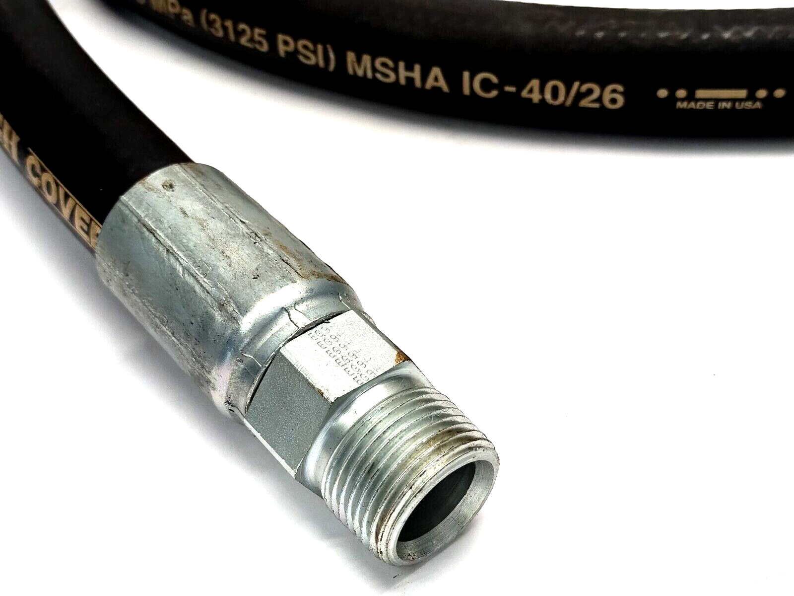 Parker 471TC-12 Tough Cover Hydraulic Hose Male To Female 2500-5800PSI 7FT - Maverick Industrial Sales