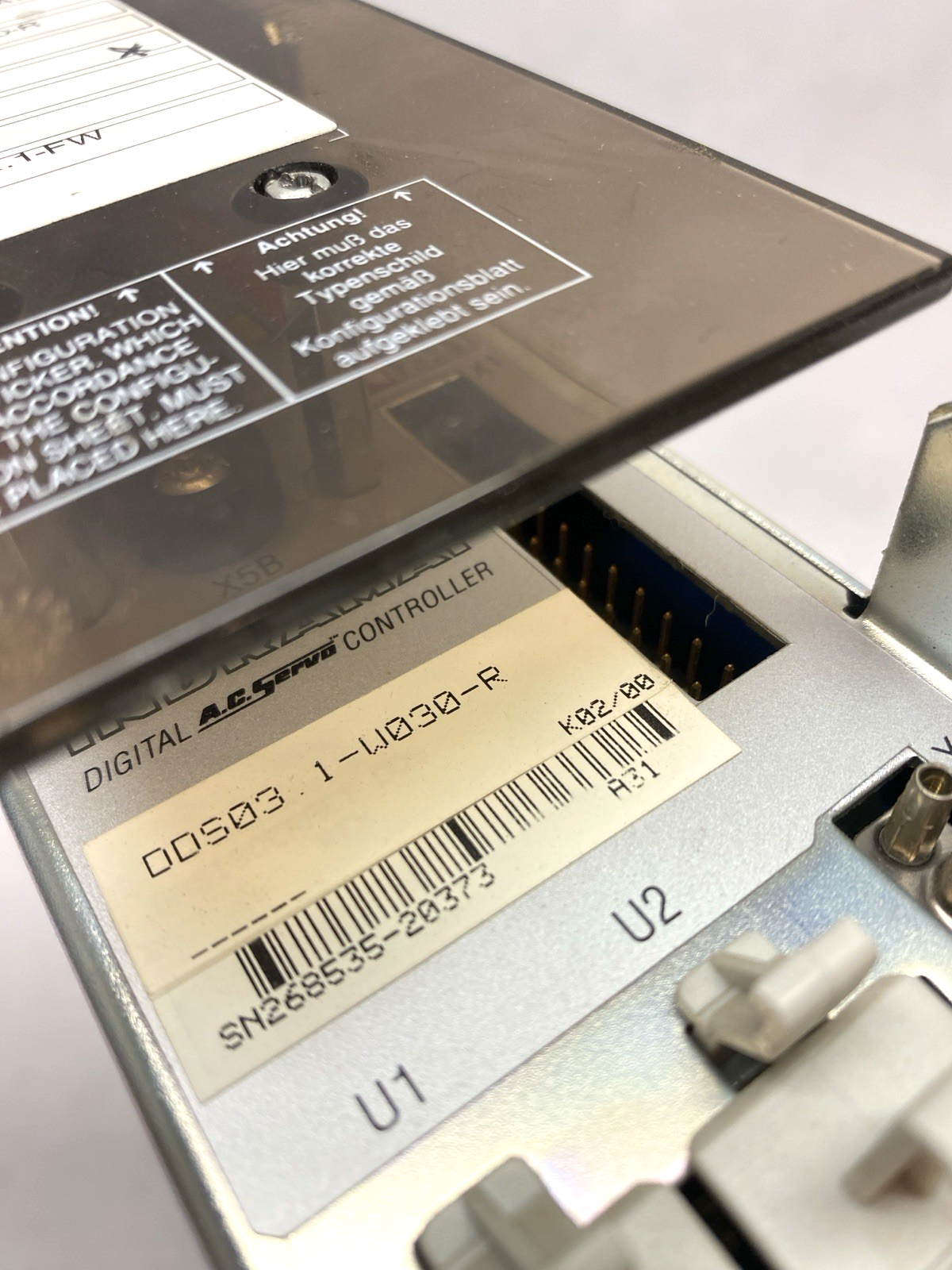 Indramat DDS03.1-W030-RS01-03-FW Servo Drive Controller FWA-DIAX02-SSE-02VRS-MS - Maverick Industrial Sales