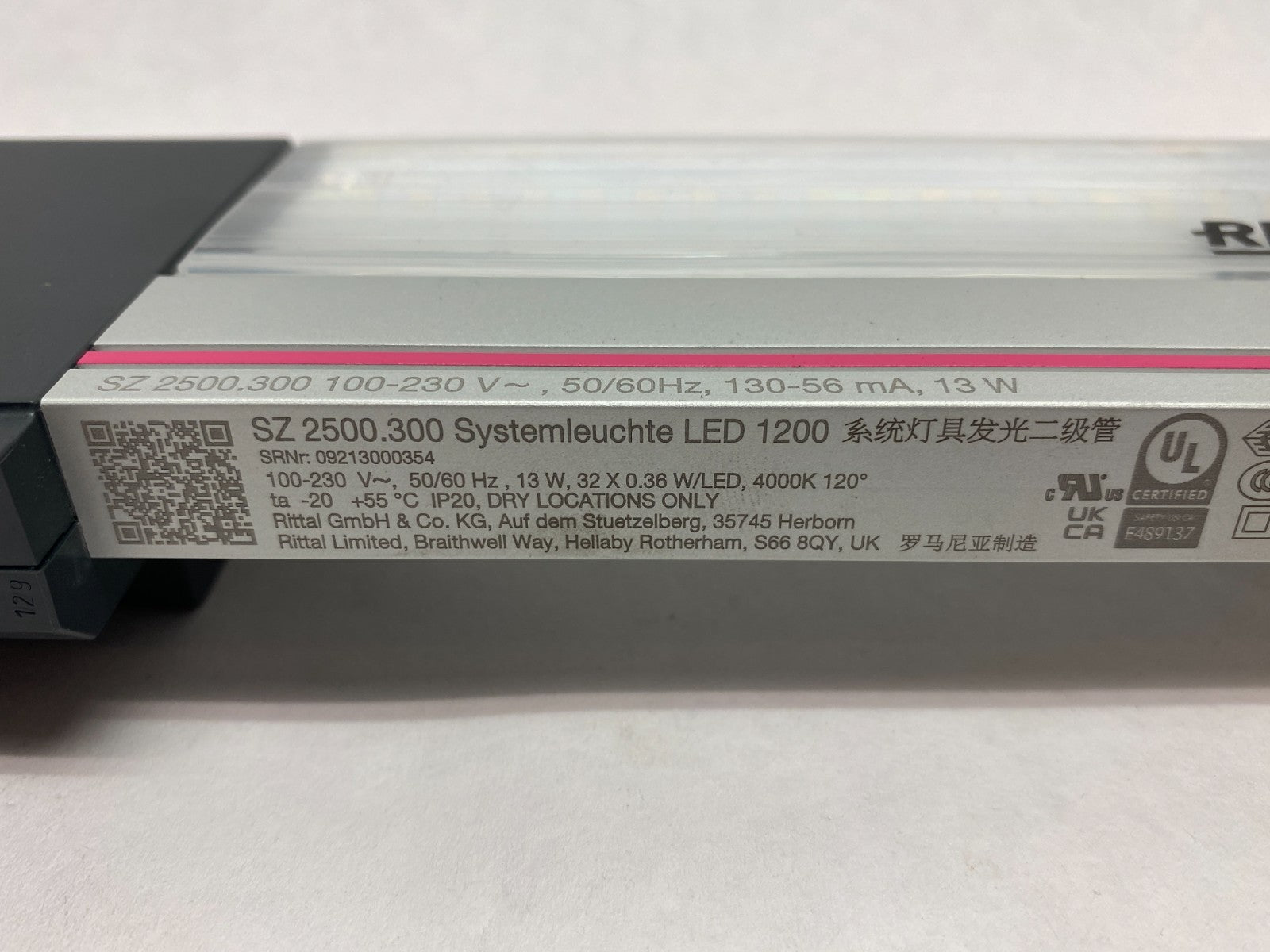 Rittal SZ 2500.300 Motion-Detection LED System Light 2500300 - Maverick Industrial Sales