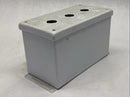 Hoffman E3PBXM nVent Extra-Deep Pushbutton Enclosure 3-Button NO SCREWS - Maverick Industrial Sales