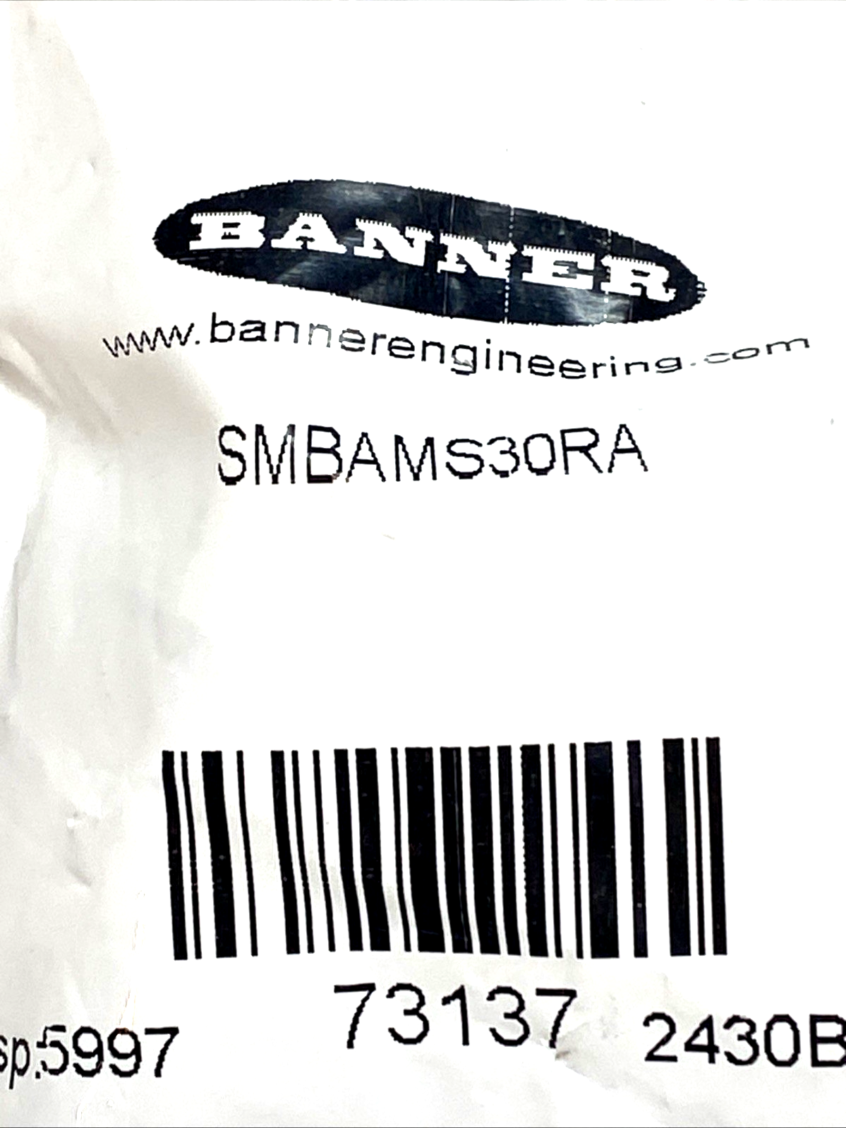 Banner SMBAMS30RA Automotive Bracket 73137 - Maverick Industrial Sales