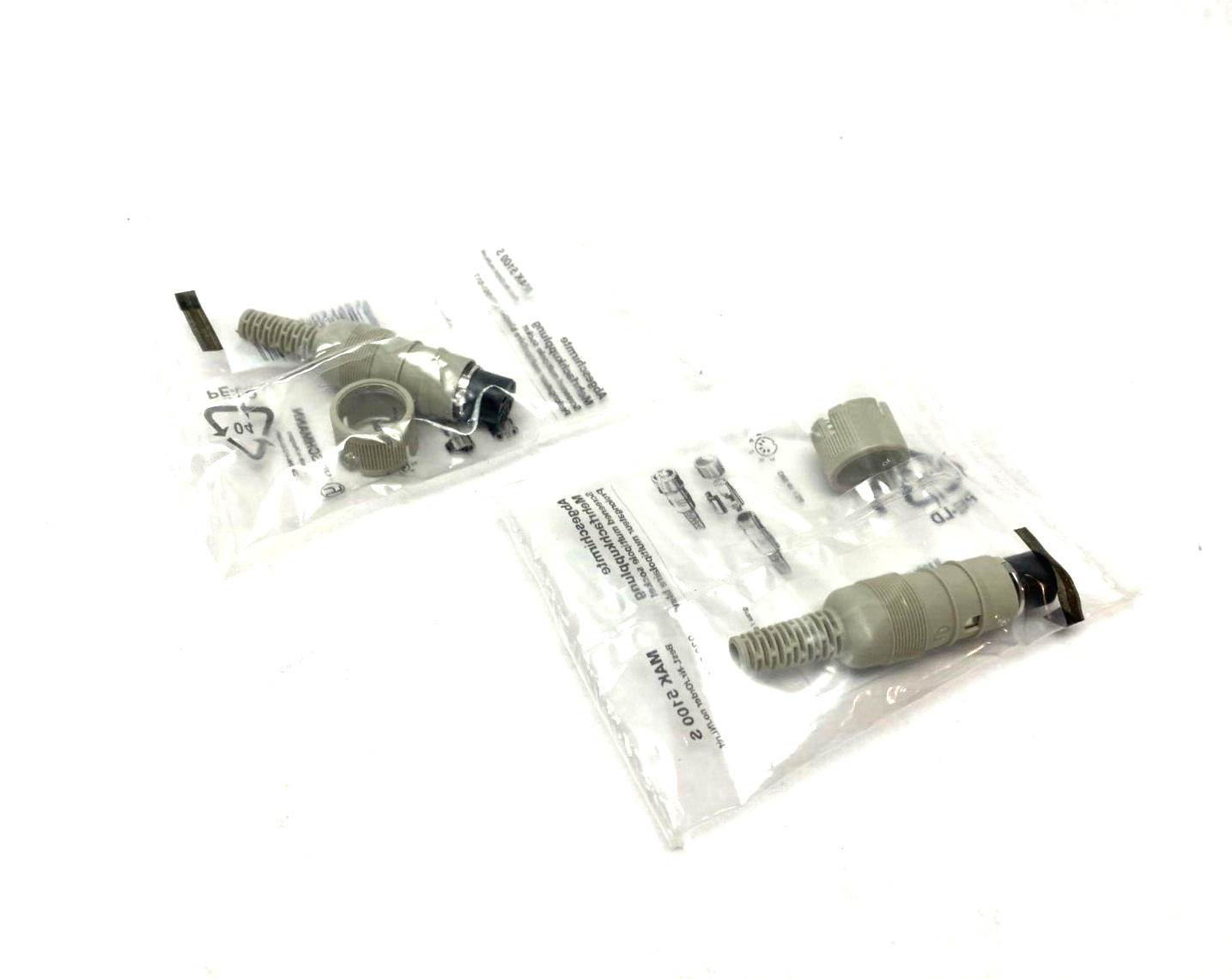 Hirschmann 930961517 Screened Multi-Pole Cable Socket MAK 5100 S GRAU LOT OF 2 - Maverick Industrial Sales