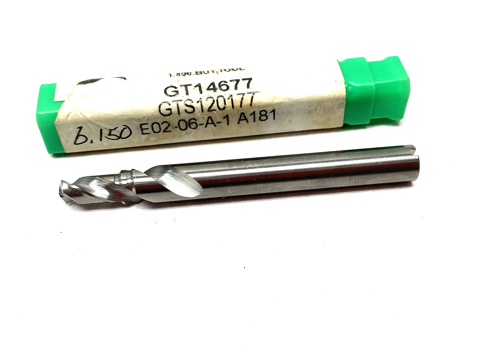 GTS120177 | Greene Tool Drill Bit w/ Coolant Chutes, 2-Flute, E02-06-A-1 A181 - New Other - Maverick Industrial Sales