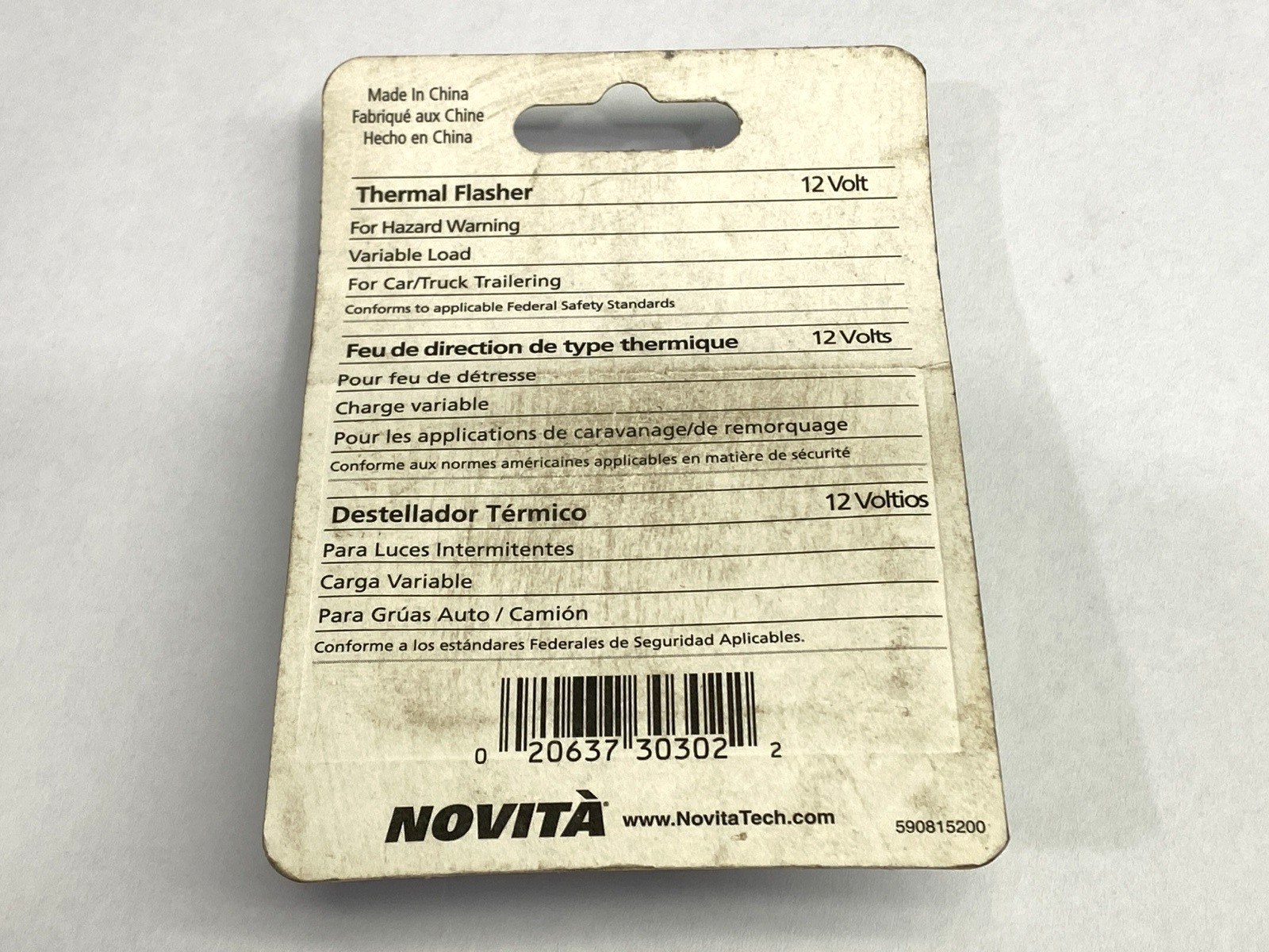 550 | Novita Thermal Flasher 12V - New - Maverick Industrial Sales
