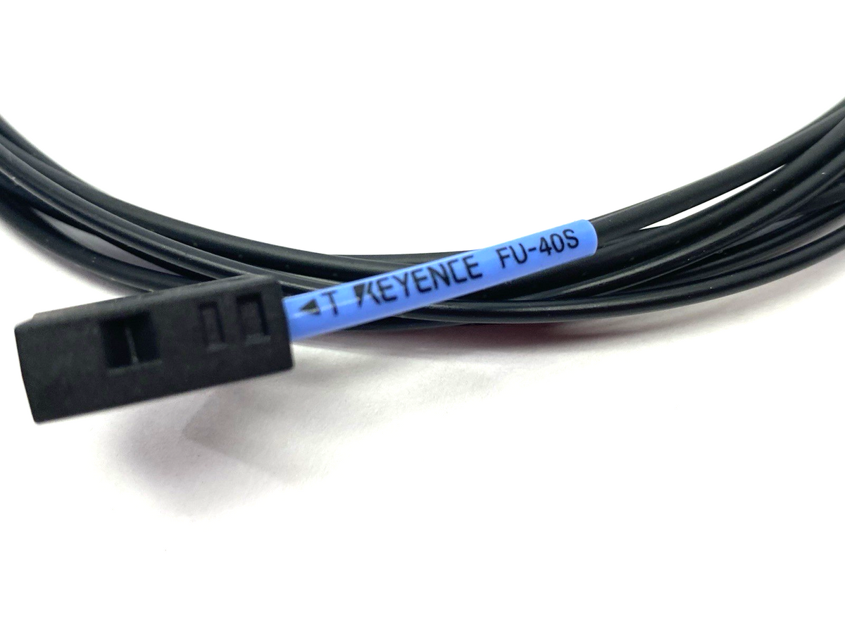 Keyence FU-40S Top-Beam Emitting Reflective Fiber Unit NO FIBER CUTTER - Maverick Industrial Sales