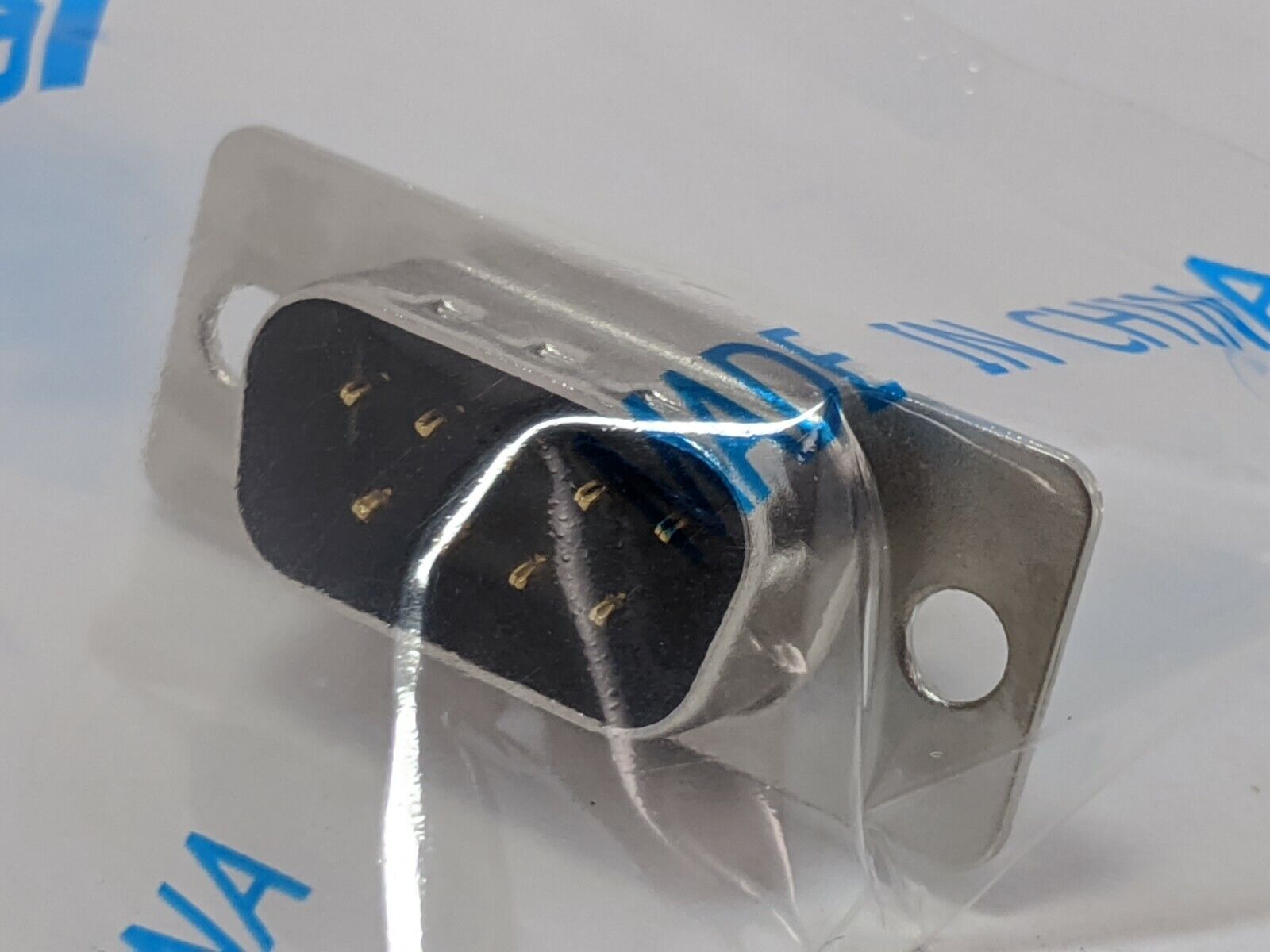 JAE DE-9PF-N Standard 9 Position D-Sub Solder Termination Connector LOT OF 2 - Maverick Industrial Sales