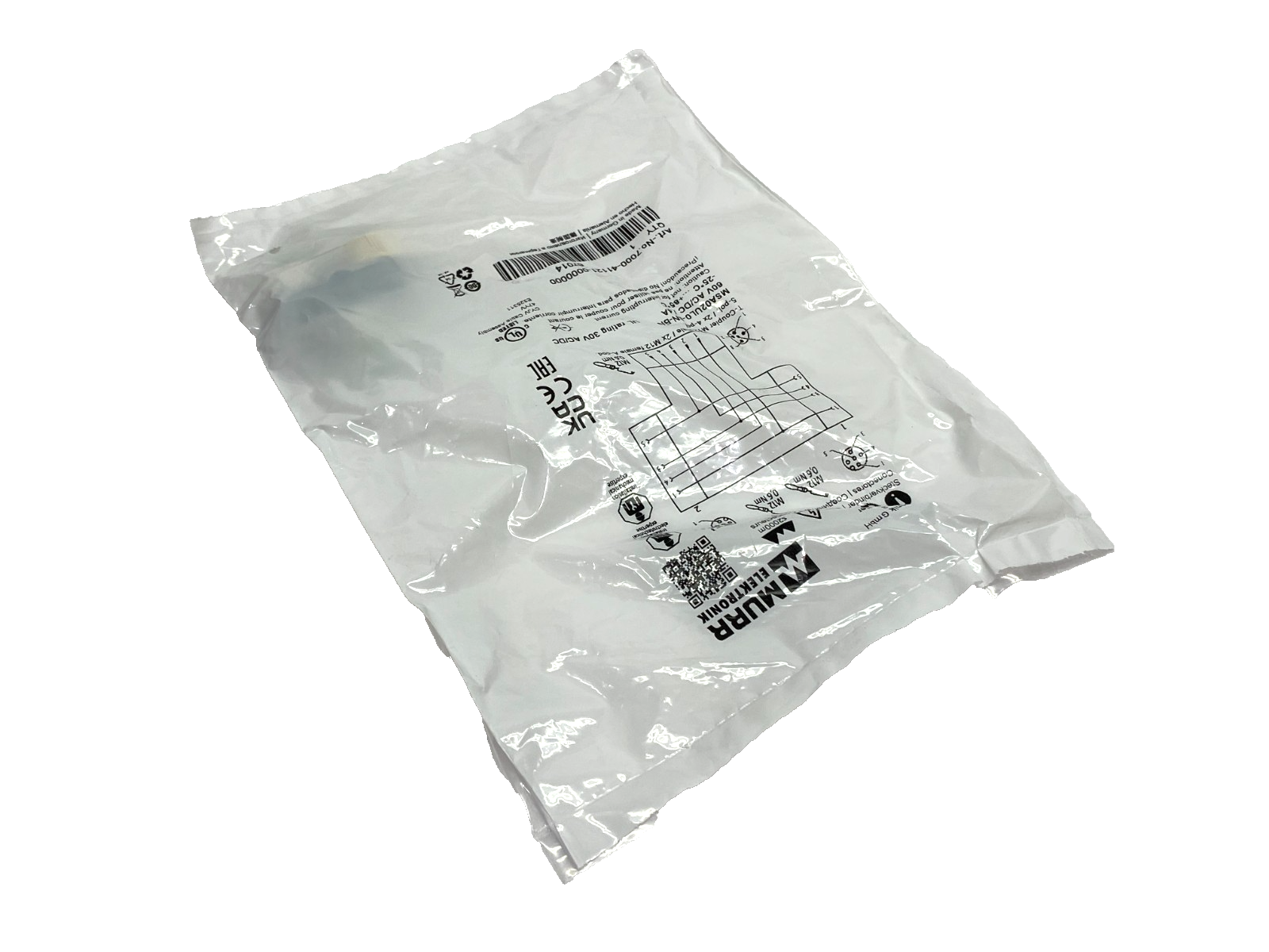 7000-41121-0000000 | Murr Elektronik T-Coupler M12 Male/ 2x Female A-cod. - New - Maverick Industrial Sales