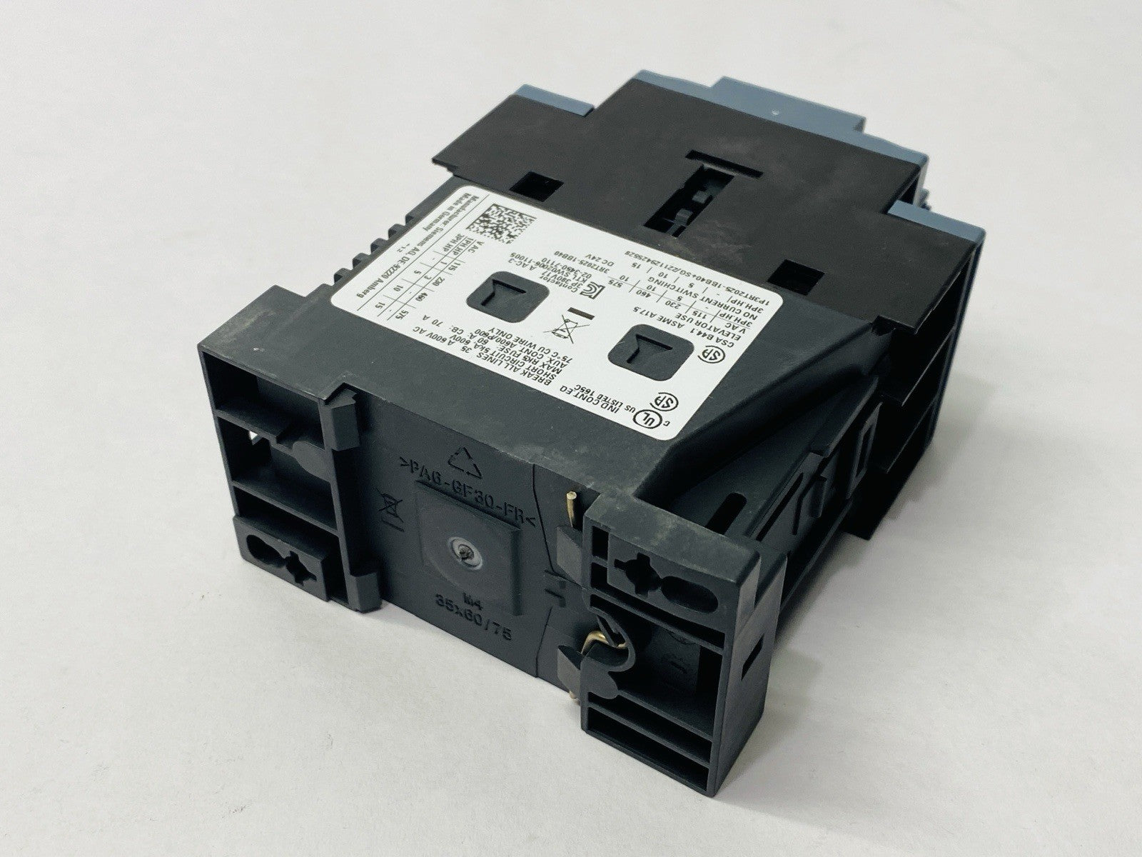 Siemens 3RT2025-1BB40 Contactor 3-Pole 17A 7.5kW 400V 24VDC - Maverick Industrial Sales