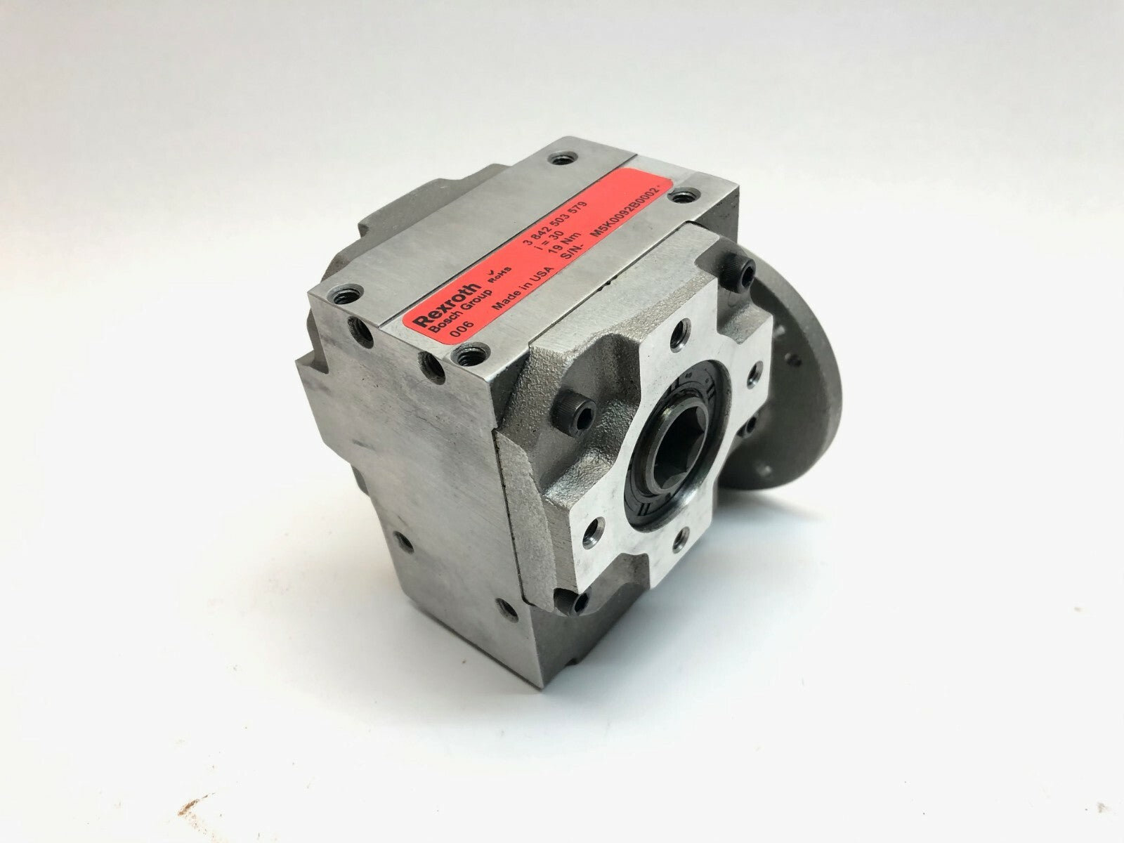 Bosch Rexroth 3842503579 Slip-On Gear Reducer Box, 19 Nm, i=30 - Maverick Industrial Sales