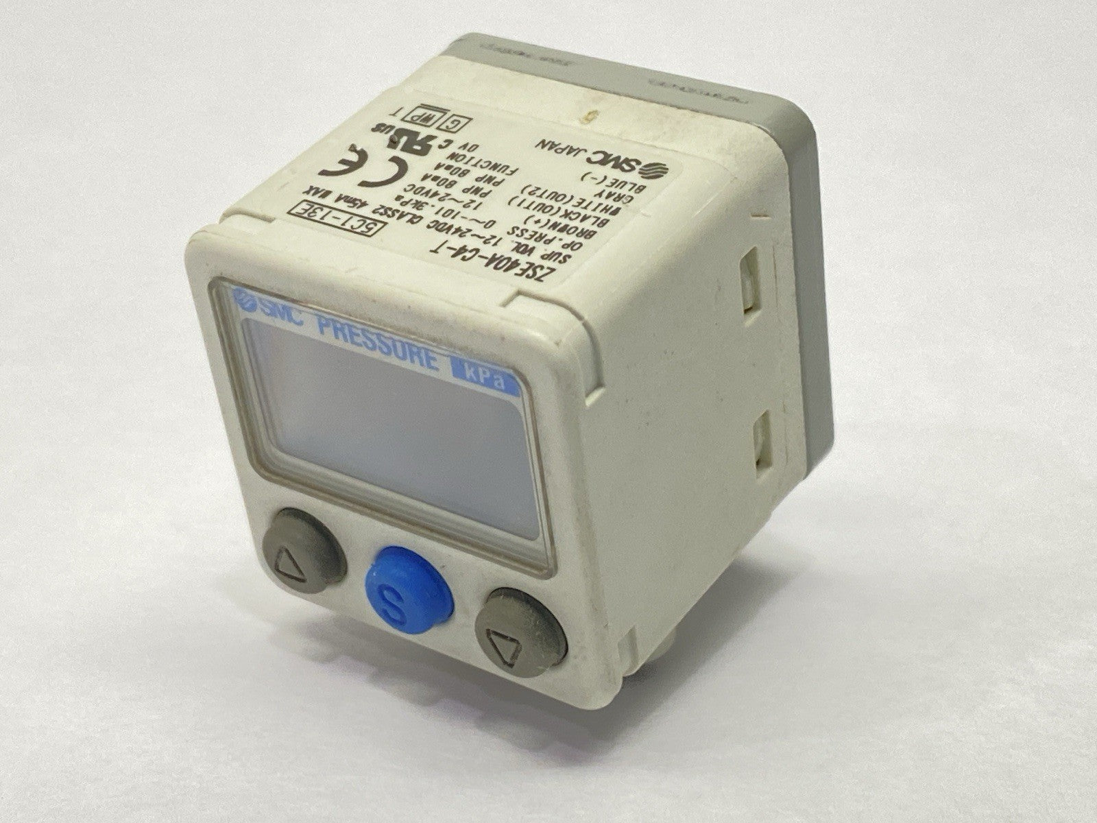 ZSE40A-C4-T | SMC Digital Vacuum Pressure Switch 12-24VDC - Used - Maverick Industrial Sales