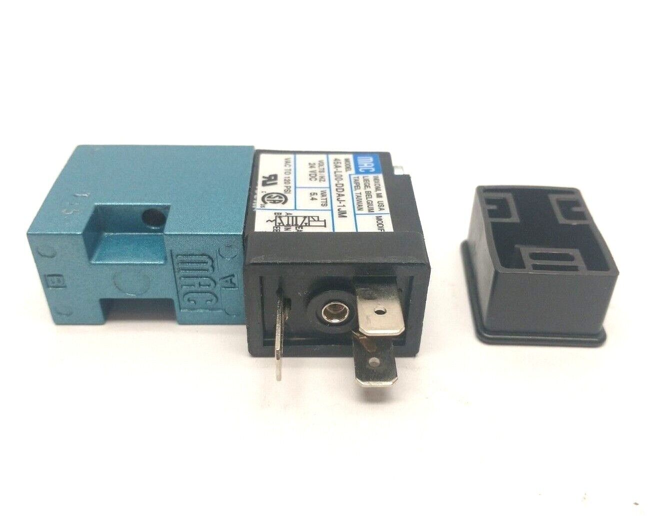 MAC Valves 45A-L00-DDAJ-1JM 4-Way 2-Position Solenoid Valve 24VDC 5.4W - Maverick Industrial Sales
