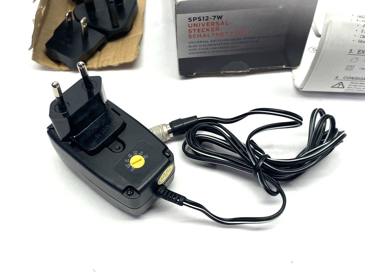 Voltcraft SPS12-7W Universal Power Supply Adapter hirose 6-Pin Female - Maverick Industrial Sales