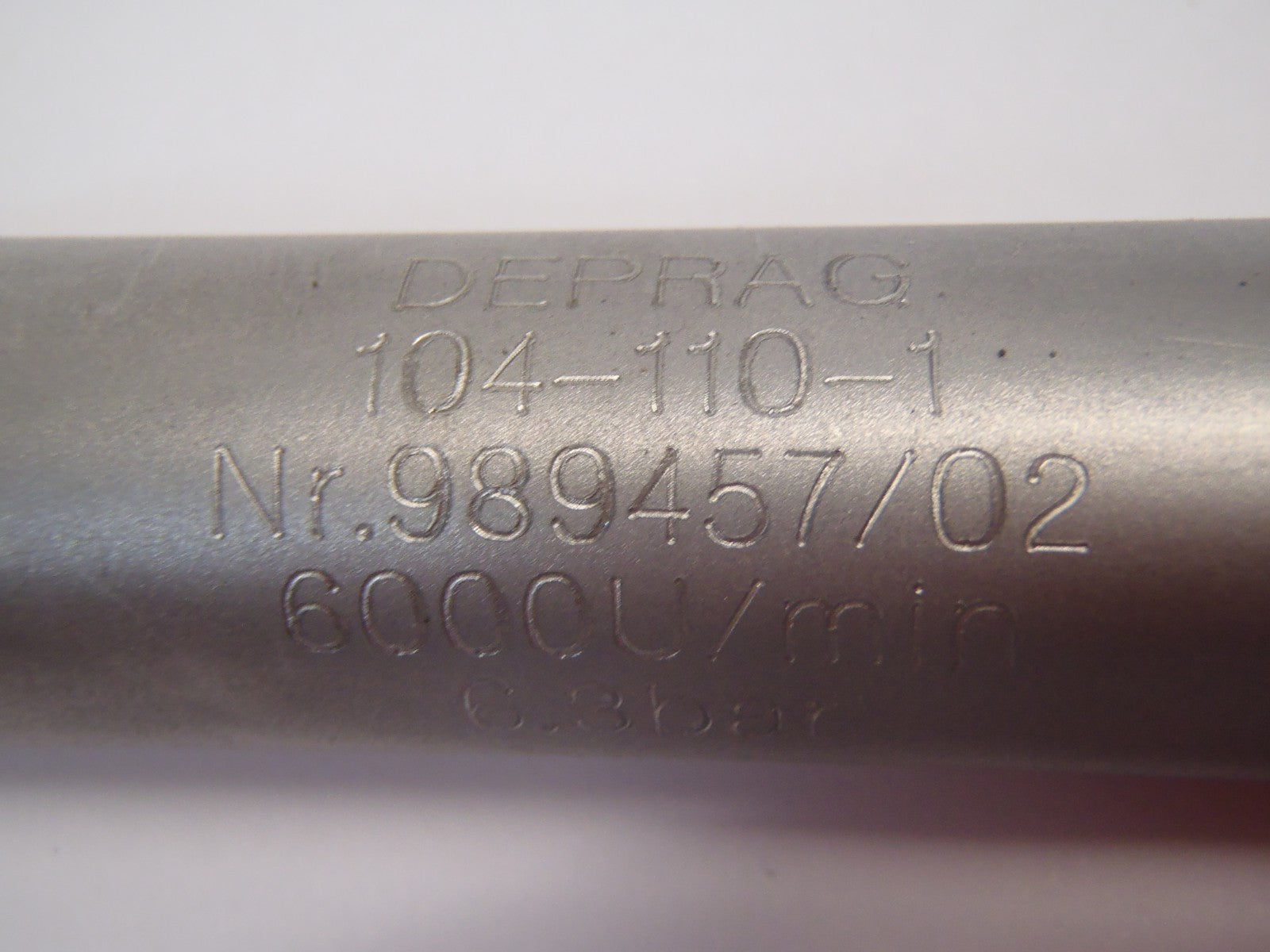 Deprag 104-110-1 Pneumatic Drill 989457/02 6000U/min 6.3bar - Maverick Industrial Sales
