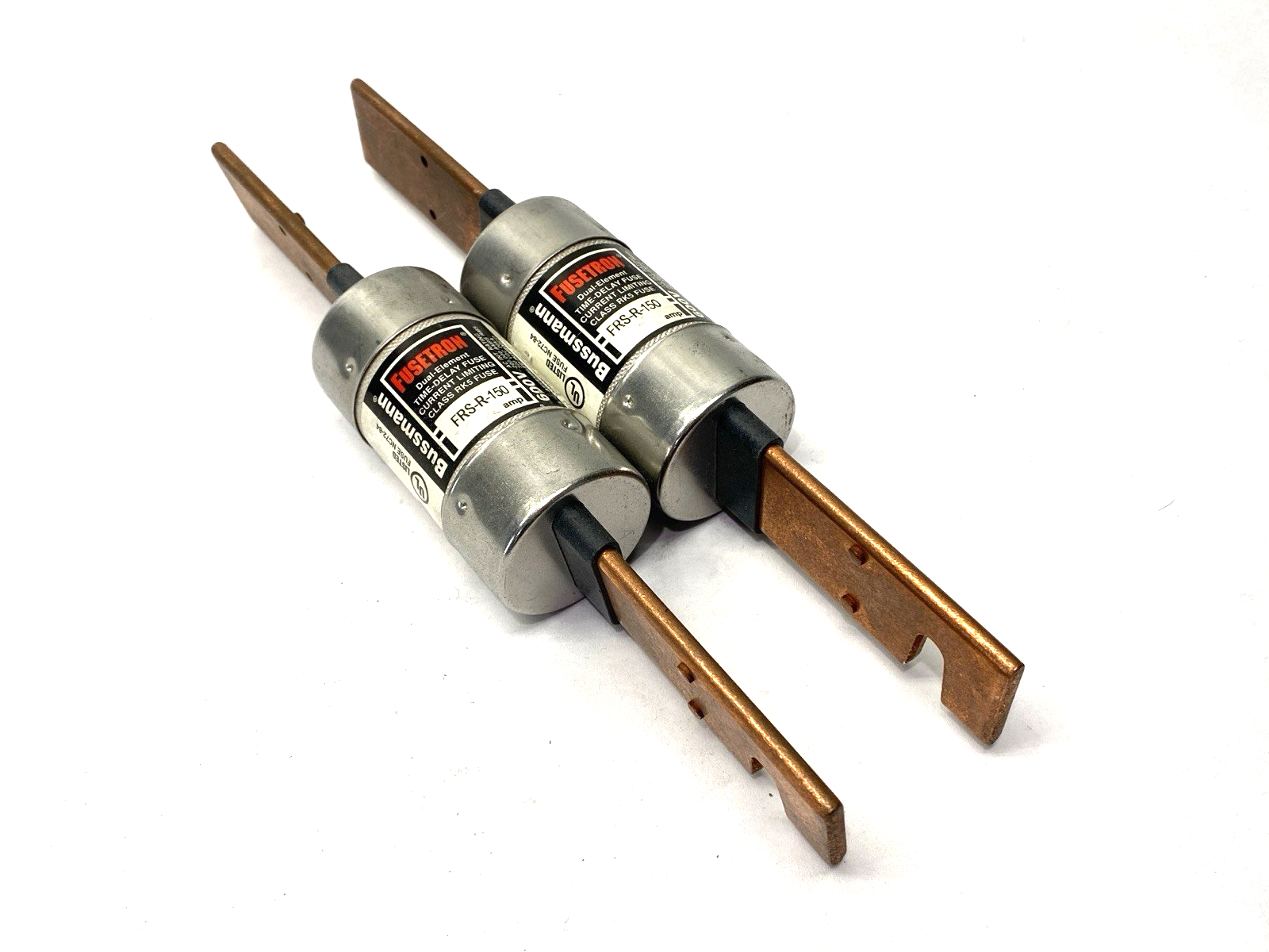 Cooper Bussmann Fusetron FRS-R-150 Time-Delay Fuse Class RK5 600V 150A LOT OF 2 - Maverick Industrial Sales