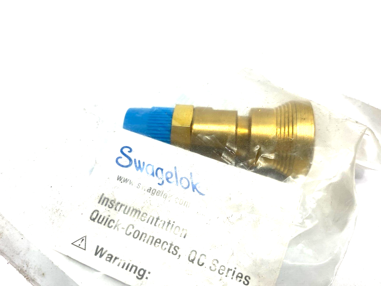 Swagelok B-QC4-B-4PM Brass Instrumentation Quick Connect Body - Maverick Industrial Sales