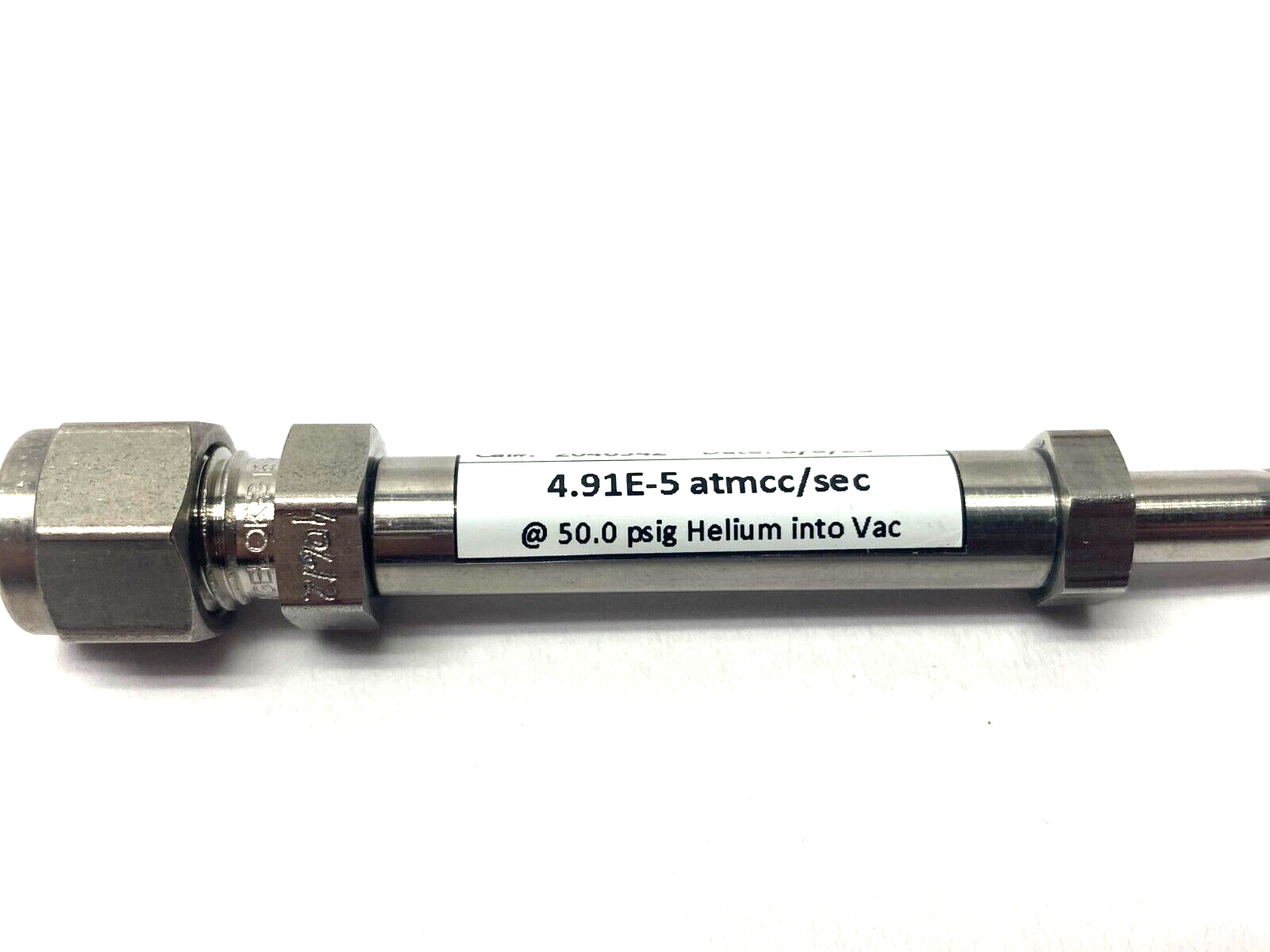 Inficon SPC-2017-G1 Helium Leak Detection Vacuum Jet Nozzle 4.91E-5 atmcc/sec - Maverick Industrial Sales