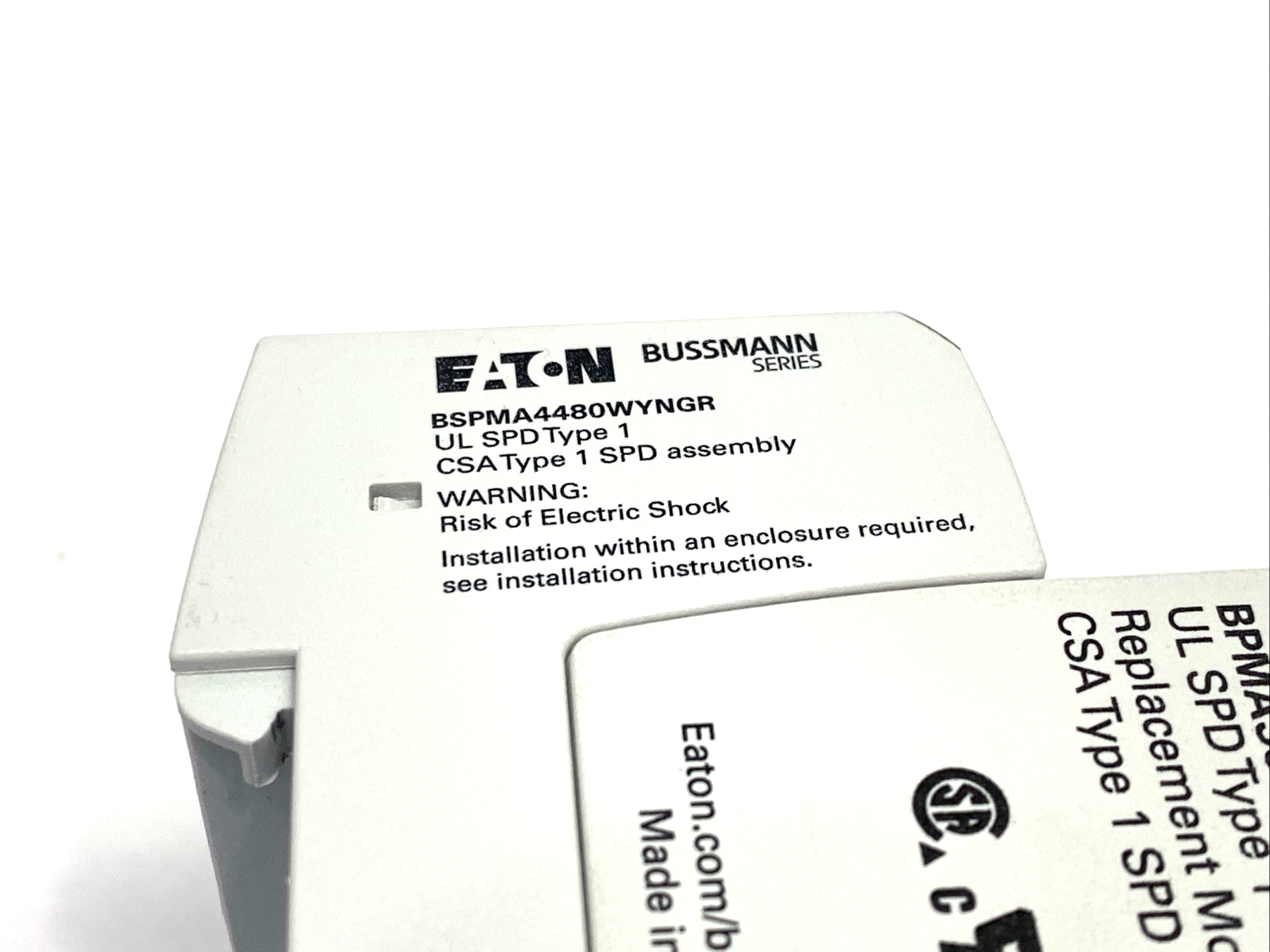 Eaton BSPMA4480WYNGR Surge Arrestor Type MOV UL94V7, 50/60Hz, 200kA - Maverick Industrial Sales