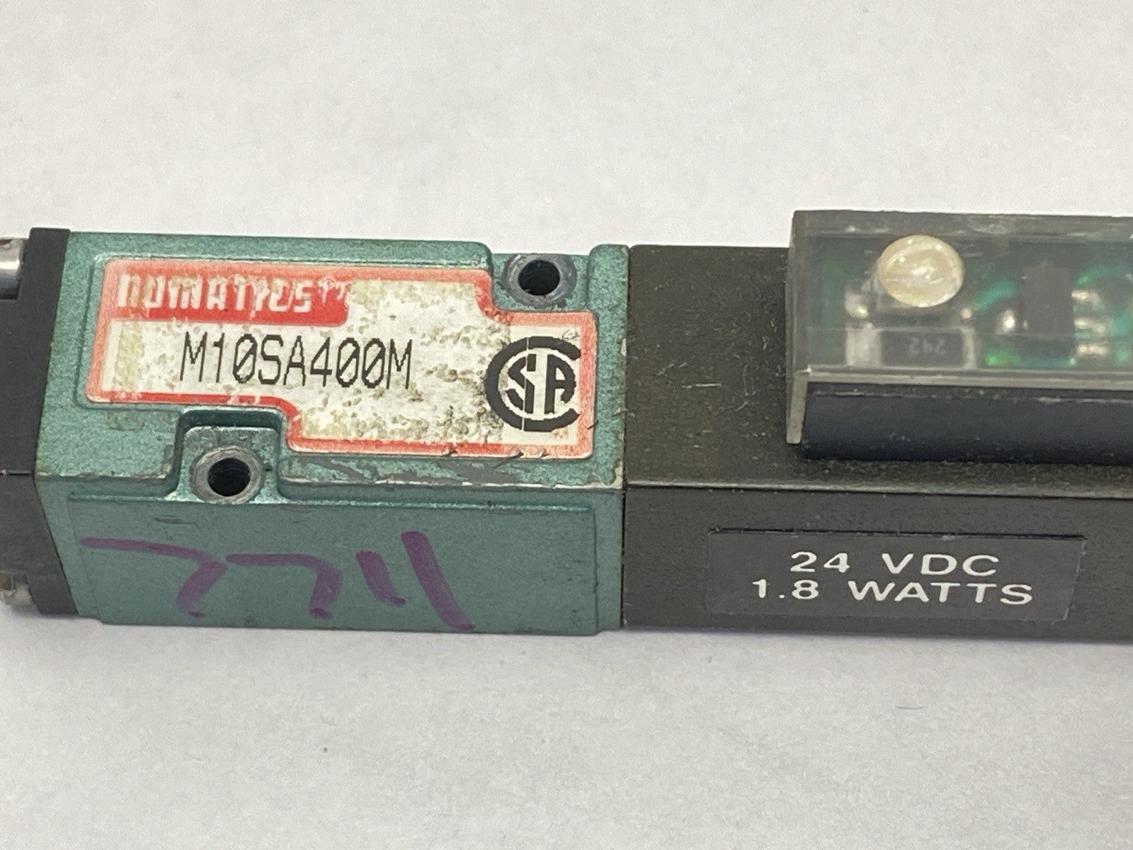 M10SA400M | Numatics Pneumatic Solenoid Valve 24VDC - Used - Maverick Industrial Sales