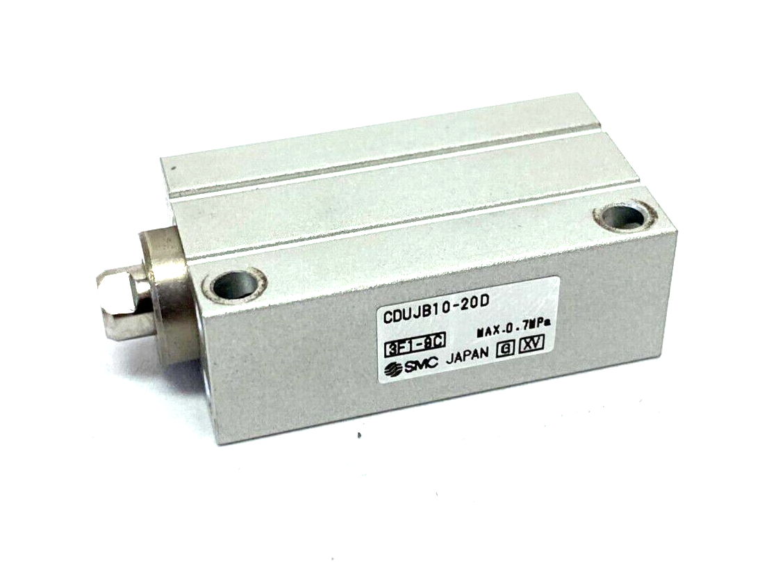 SMC CDUJB10-20D Compact Pneumatic Free Mount Cylinder 10mm Bore 20mm Stroke - Maverick Industrial Sales
