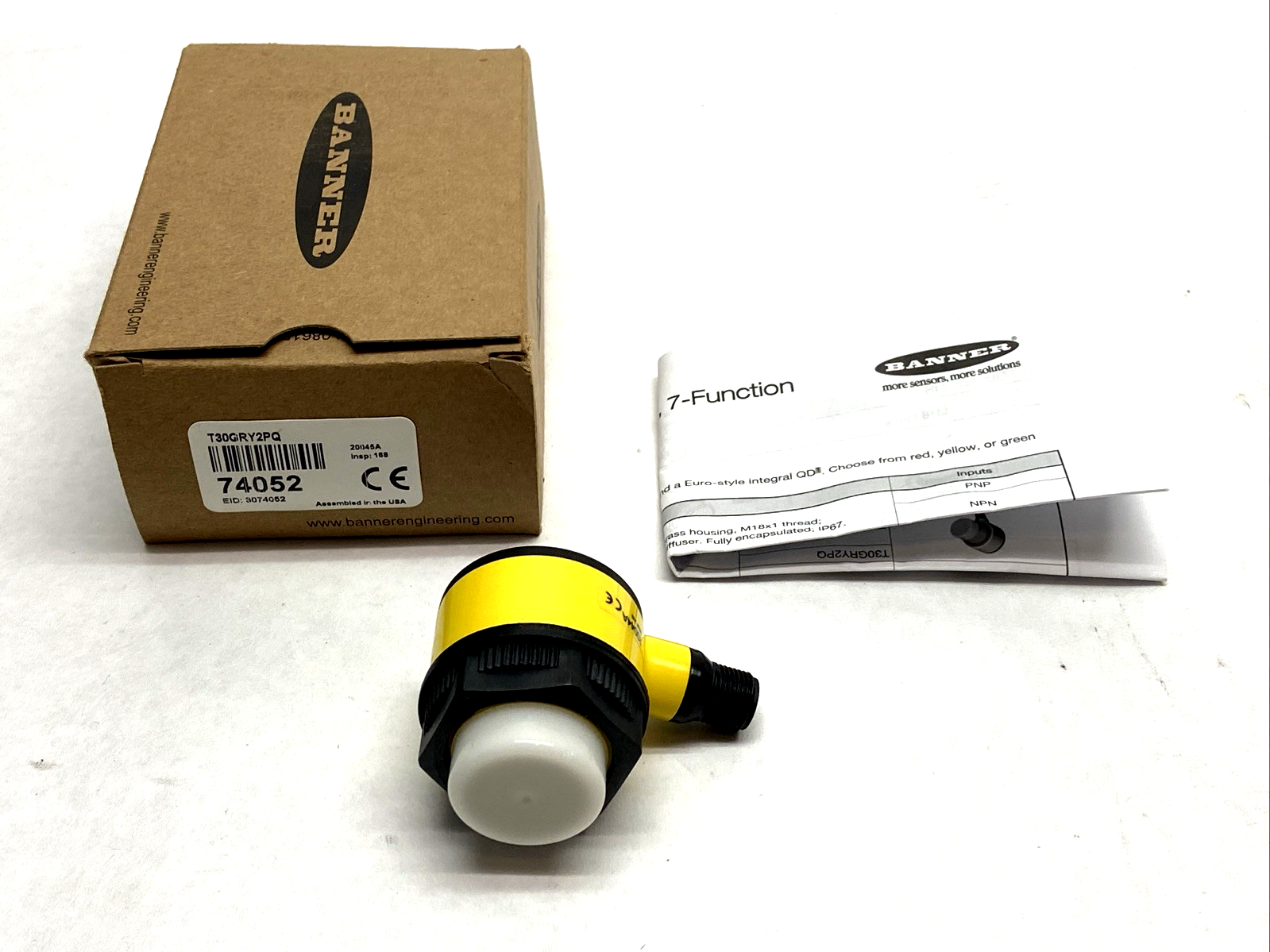 Banner T30GRY2PQ EZ-Light General Purpose Indicator 74052 - Maverick Industrial Sales