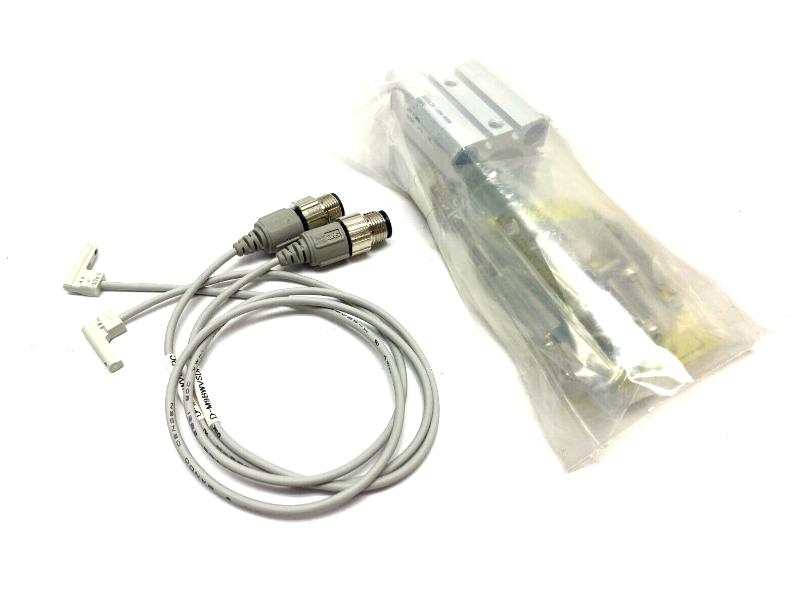 SMC CDQSL25-10DM-M9BWVSDPC Compact Pneumatic Cylinder, Brackets & Auto Switches - Maverick Industrial Sales