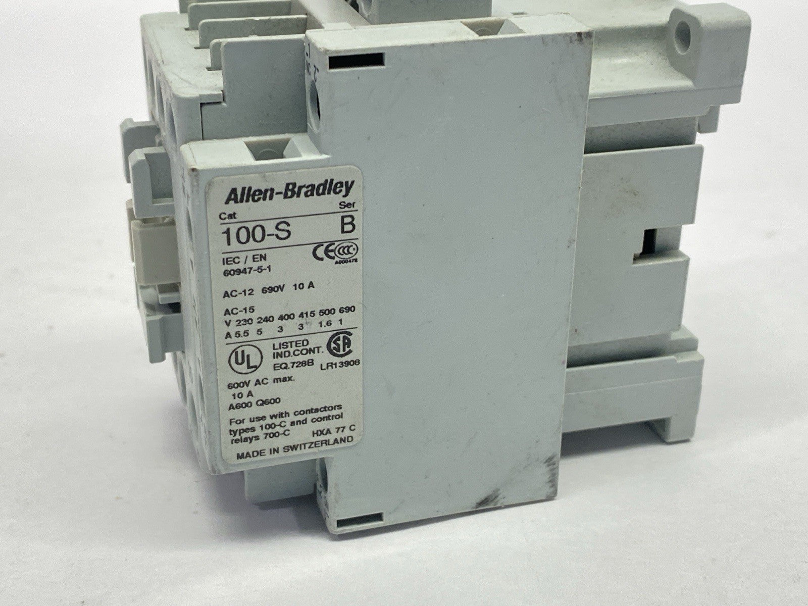 Allen Bradley 100-C23D10 Ser C Contactor 32A 690V 24VDC w/ 100-S Ser B - Maverick Industrial Sales